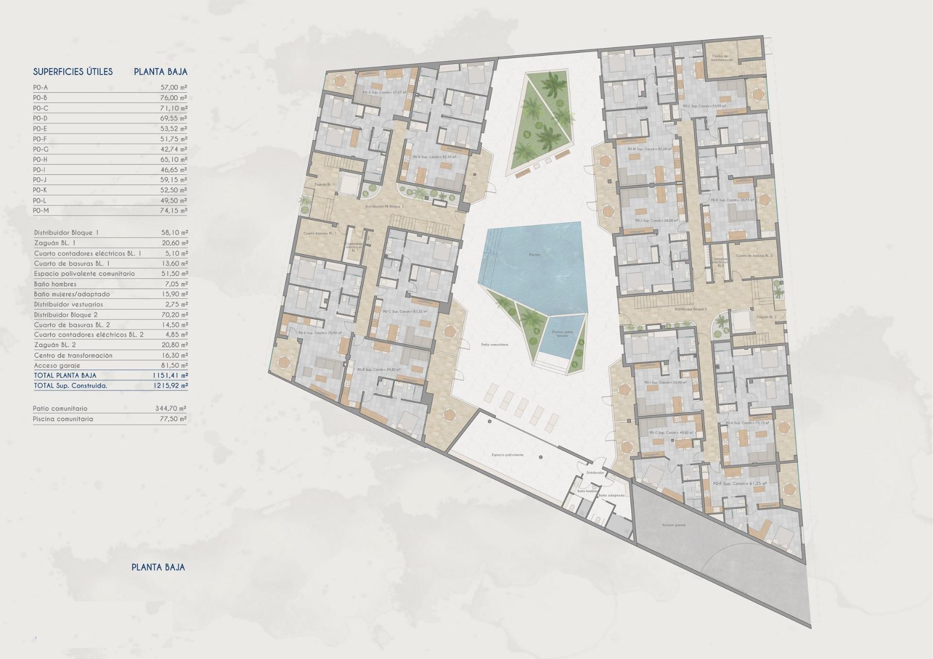 New Build - 1 Bedroom 1 Bathroom Apartment in San Pedro del Pinatar - Lo Pagan  - Murcia