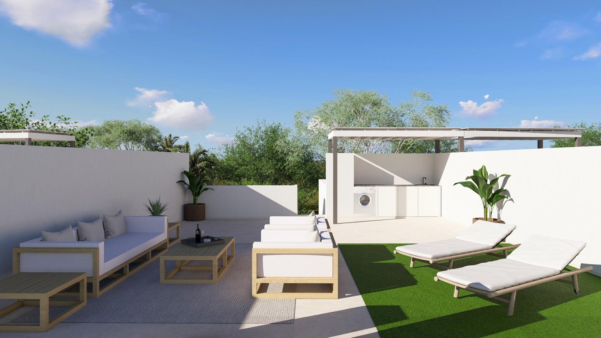 New Build - 2 Bedroom 2 Bathroom Town House in Torre Pacheco - El Alba  - Murcia