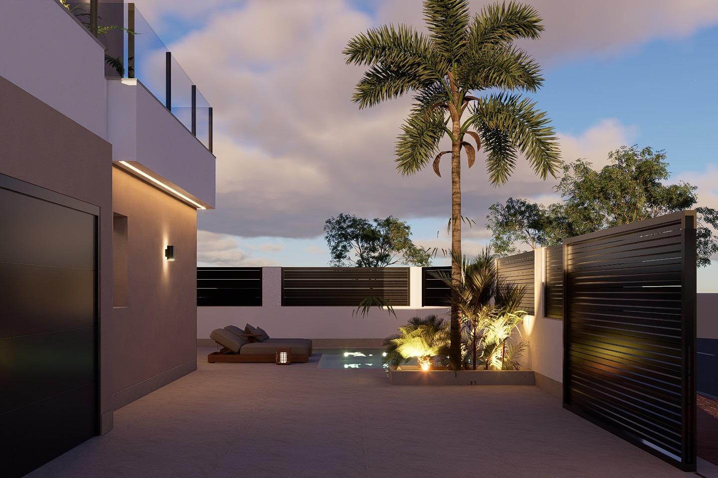 New Build - 4 Bedroom 4 Bathroom Villa in San Pedro del Pinatar - Los Antolinos  - Murcia