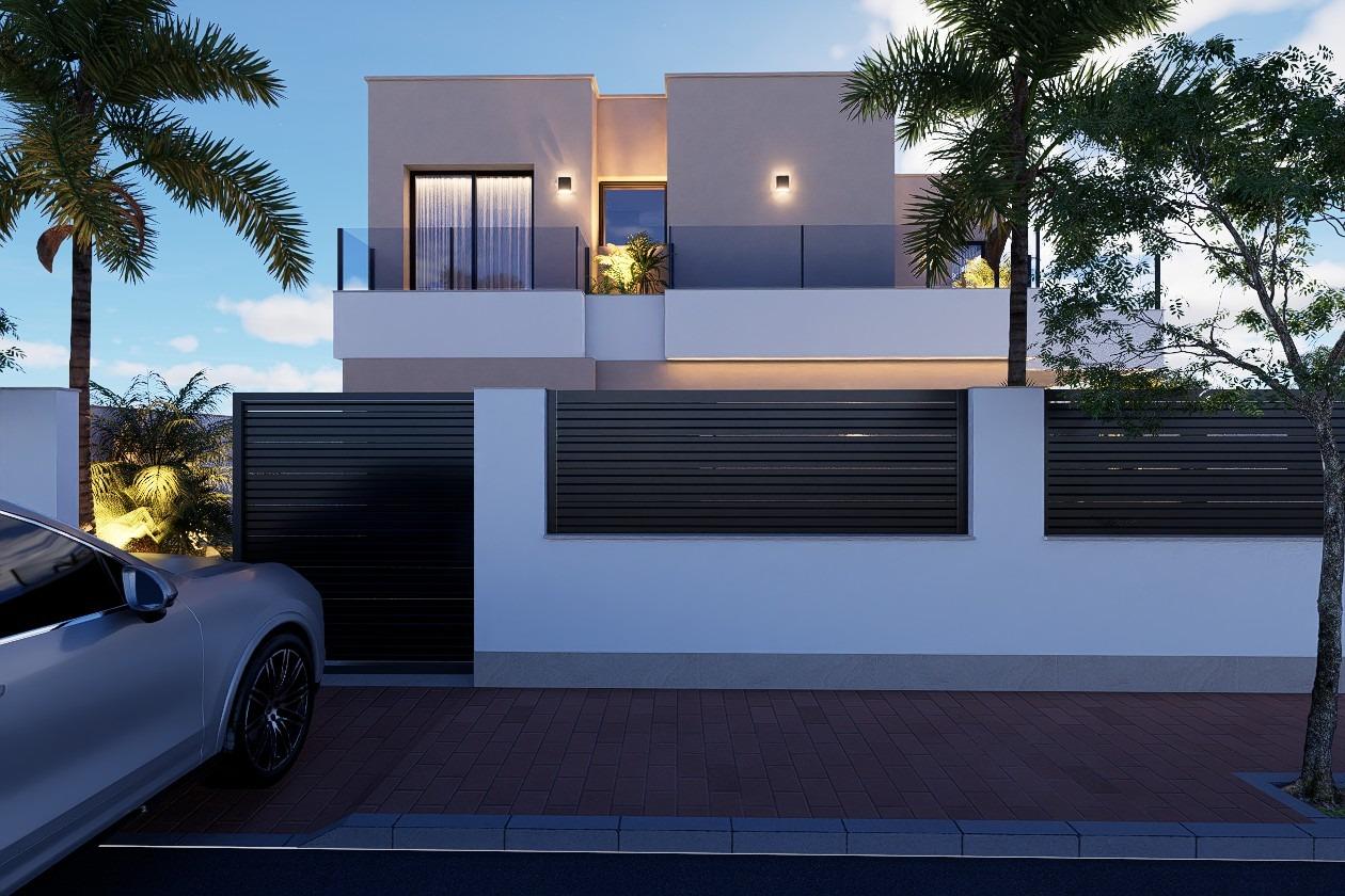 New Build - 4 Bedroom 4 Bathroom Villa in San Pedro del Pinatar - Los Antolinos  - Murcia