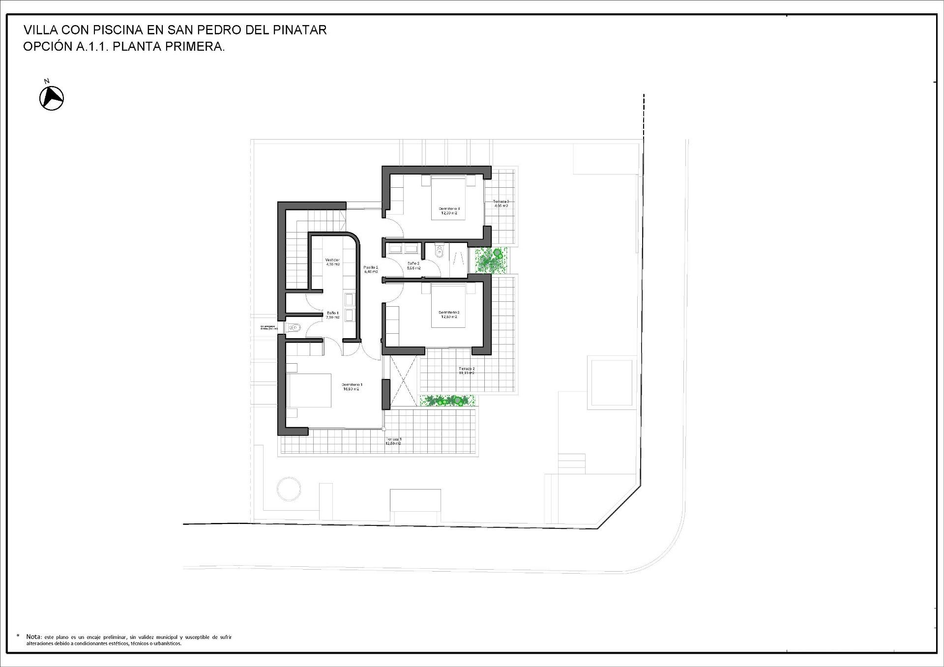 New Build - 4 Bedroom 4 Bathroom Villa in San Pedro del Pinatar - Los Antolinos  - Murcia