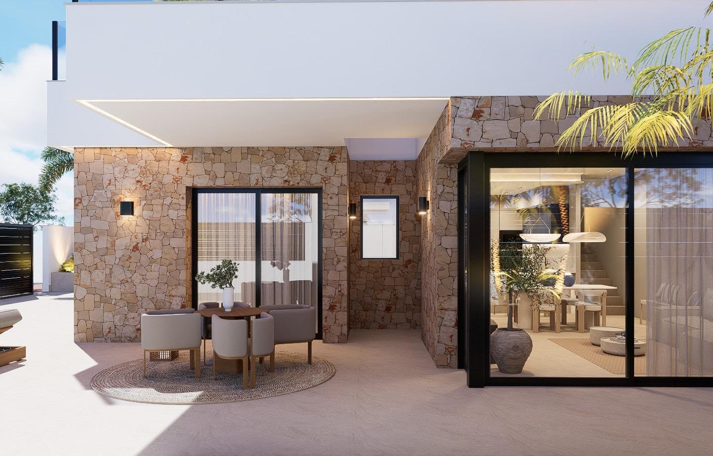 New Build - 4 Bedroom 4 Bathroom Villa in San Pedro del Pinatar - Los Antolinos  - Murcia