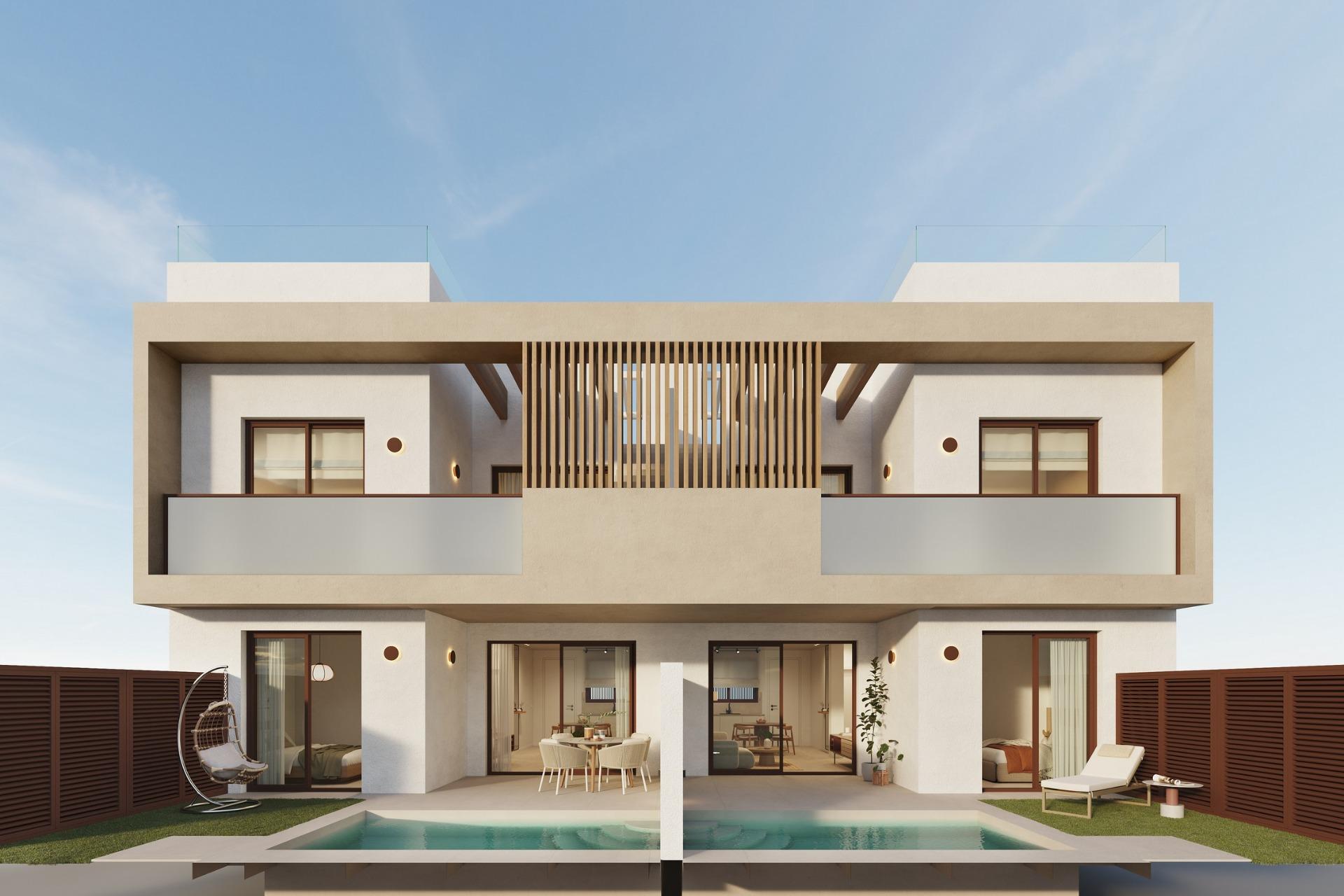 New Build - 2 Bedroom 2 Bathroom Bungalow in San Pedro del Pinatar - Molino de Chirrete  - Murcia