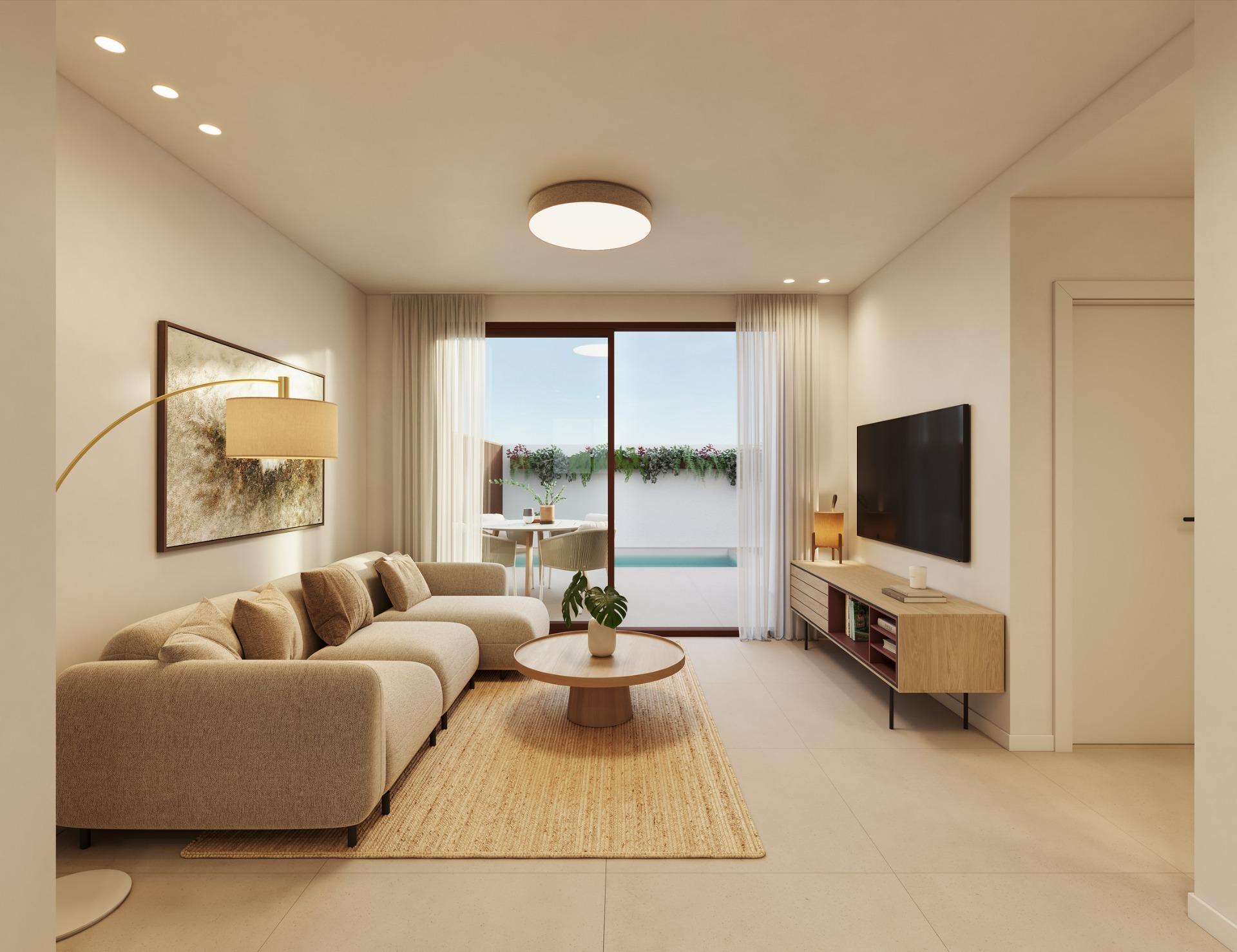 New Build - 2 Bedroom 2 Bathroom Bungalow in San Pedro del Pinatar - Molino de Chirrete  - Murcia