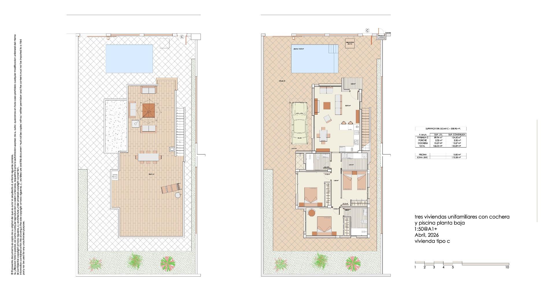New Build - 3 Bedroom 2 Bathroom Villa in Los Alcazares - Torre del Rame  - Murcia