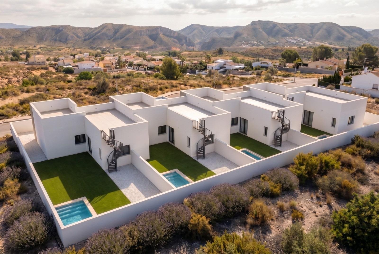 New Build - 3 Bedroom 2 Bathroom Town House in Mazarron - Country Club  - Murcia