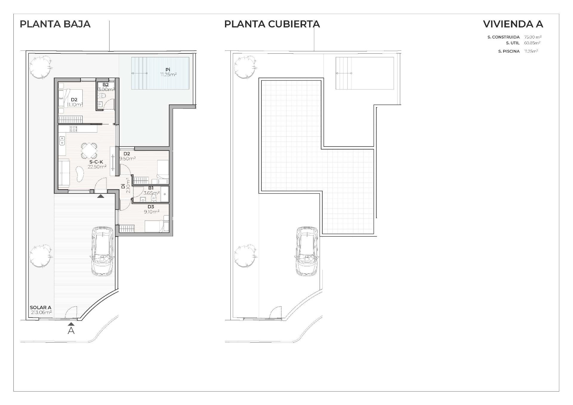 New Build - 3 Bedroom 2 Bathroom Villa in Mazarron - Country Club  - Murcia