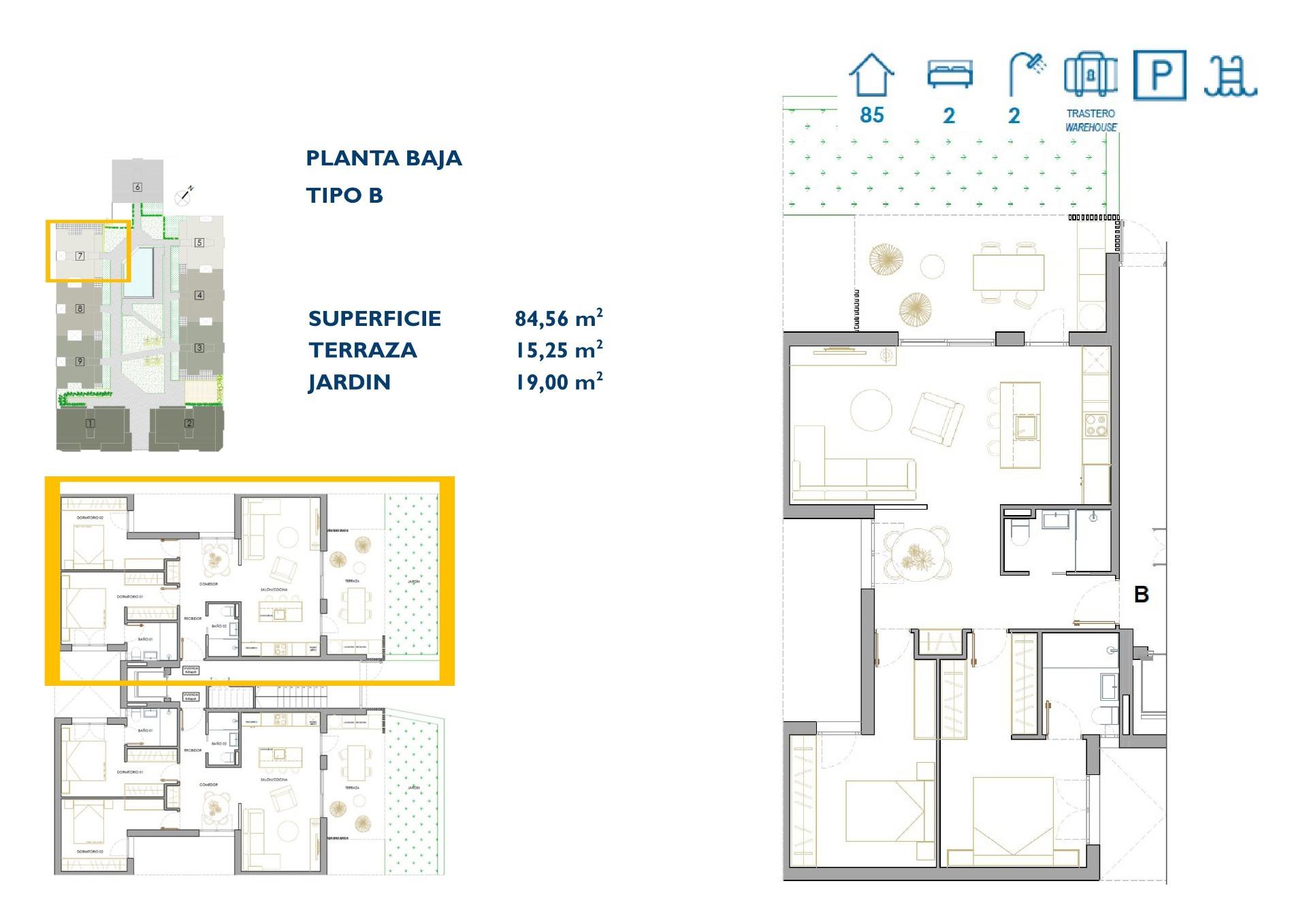 New Build - 2 Bedroom 2 Bathroom Apartment in San Pedro del Pinatar - Pueblo  - Murcia