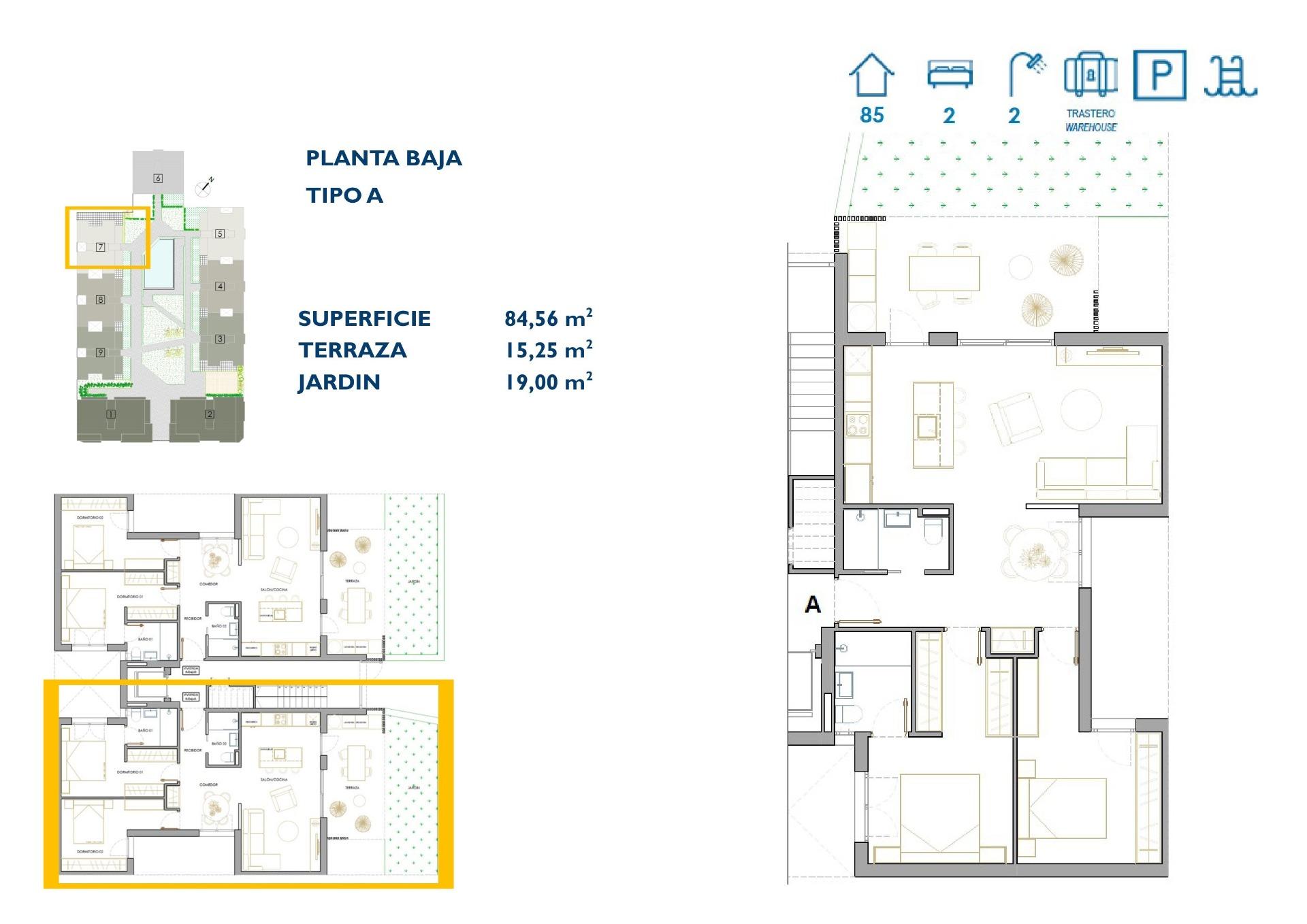 New Build - 2 Bedroom 2 Bathroom Apartment in San Pedro del Pinatar - Pueblo  - Murcia