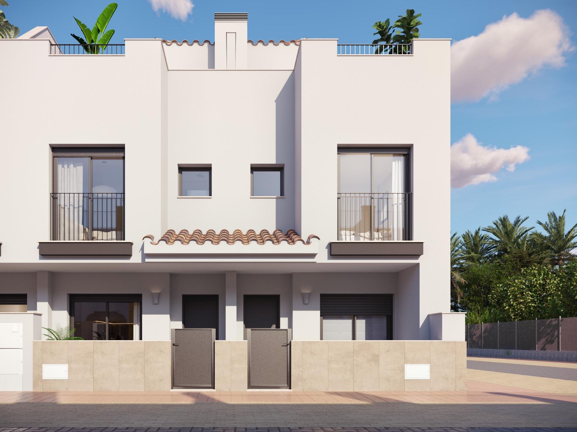 New Build - 3 Bedroom 2 Bathroom Town House in Torre Pacheco - Santa Rosalia pueblo  - Murcia