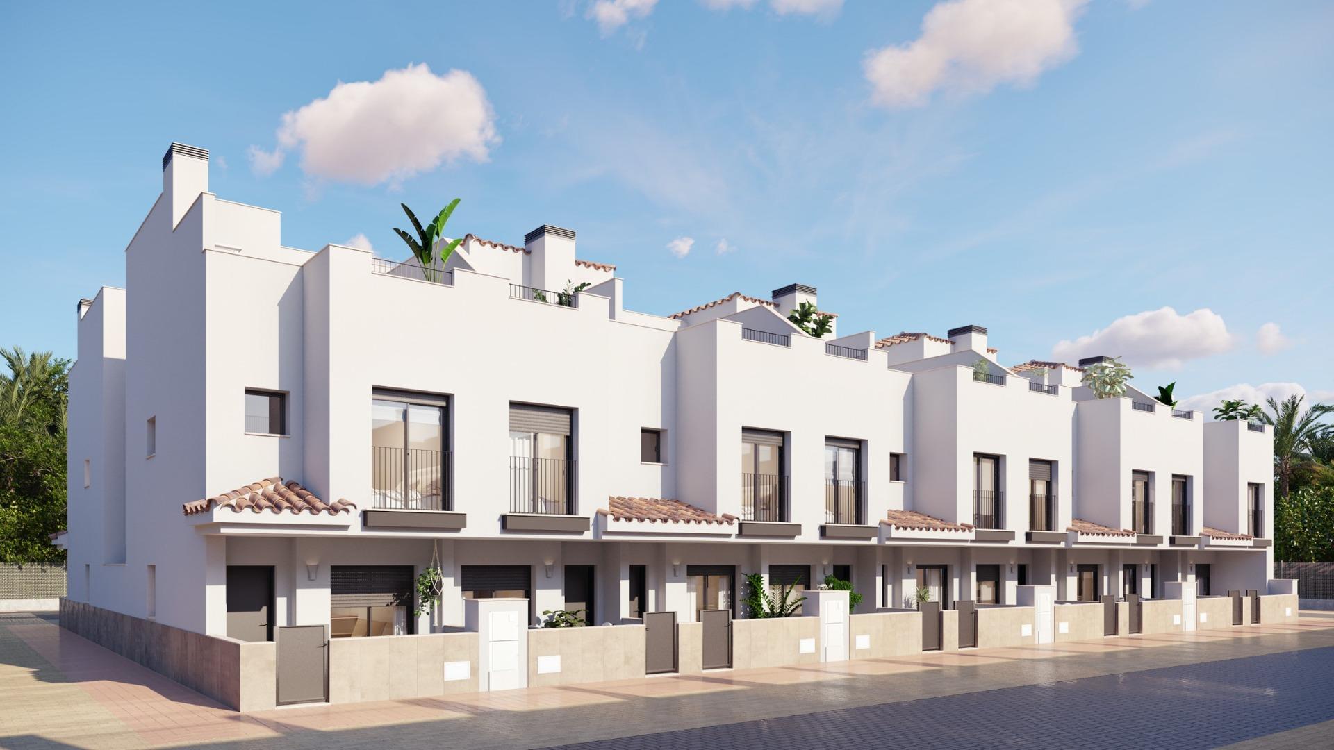 New Build - 3 Bedroom 2 Bathroom Town House in Torre Pacheco - Santa Rosalia pueblo  - Murcia