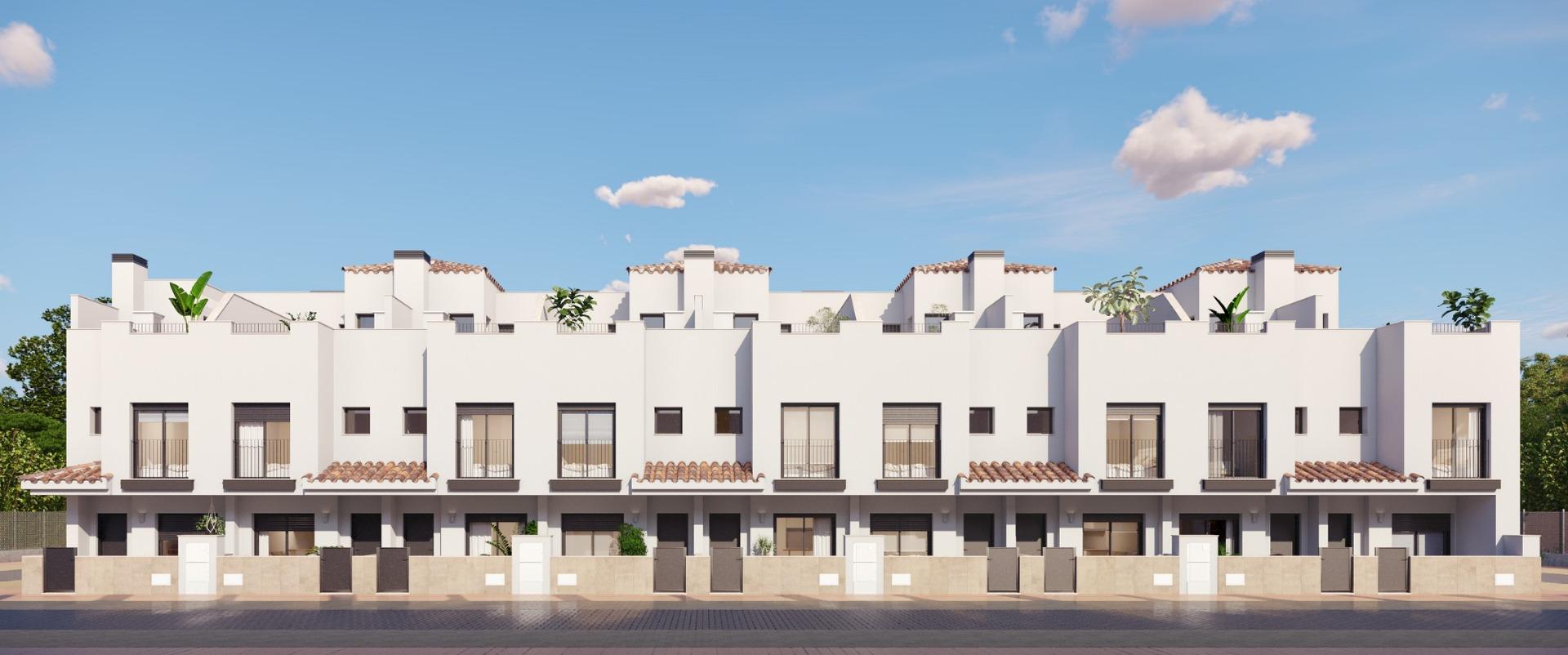 New Build - 3 Bedroom 2 Bathroom Town House in Torre Pacheco - Santa Rosalia pueblo  - Murcia