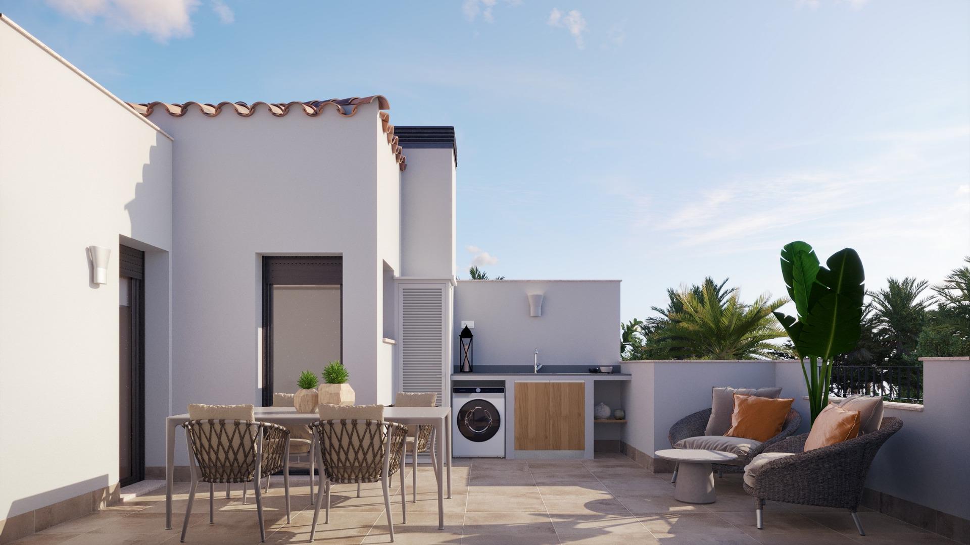 New Build - 3 Bedroom 2 Bathroom Town House in Torre Pacheco - Santa Rosalia pueblo  - Murcia