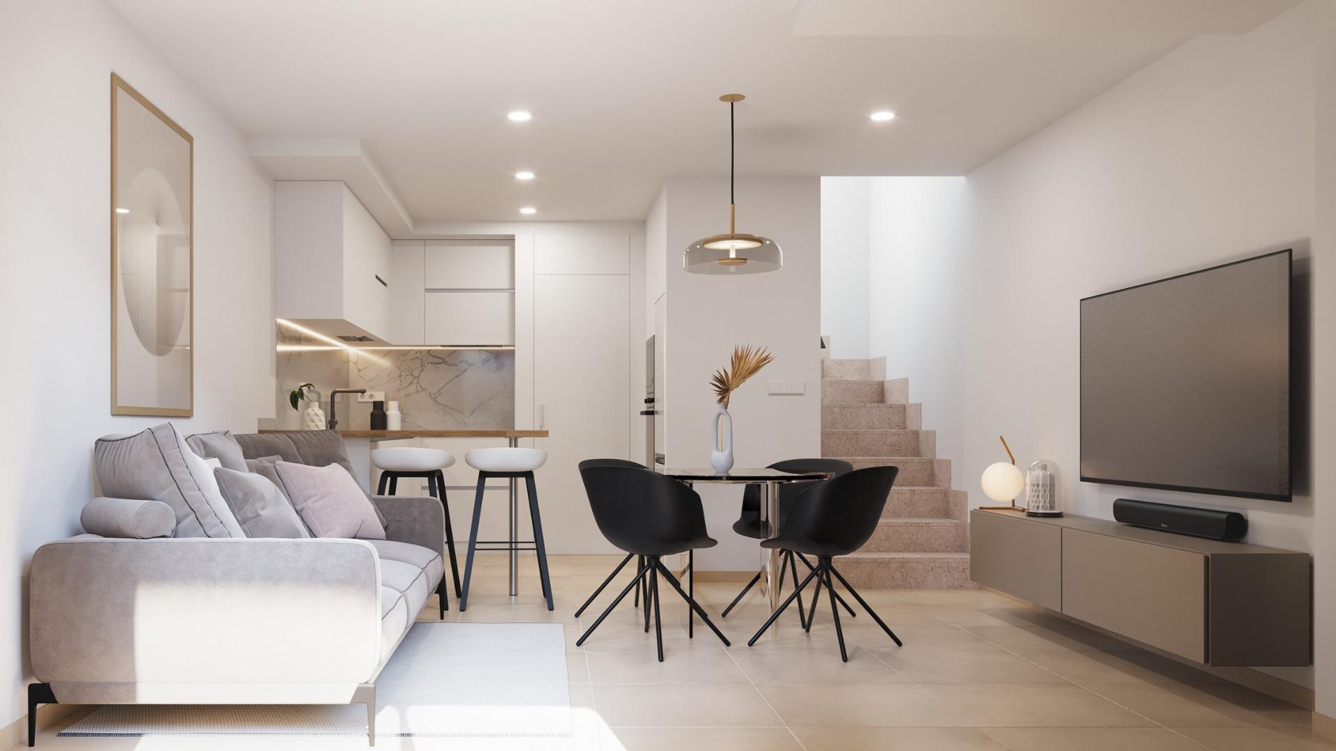 New Build - 3 Bedroom 2 Bathroom Town House in Torre Pacheco - Santa Rosalia pueblo  - Murcia