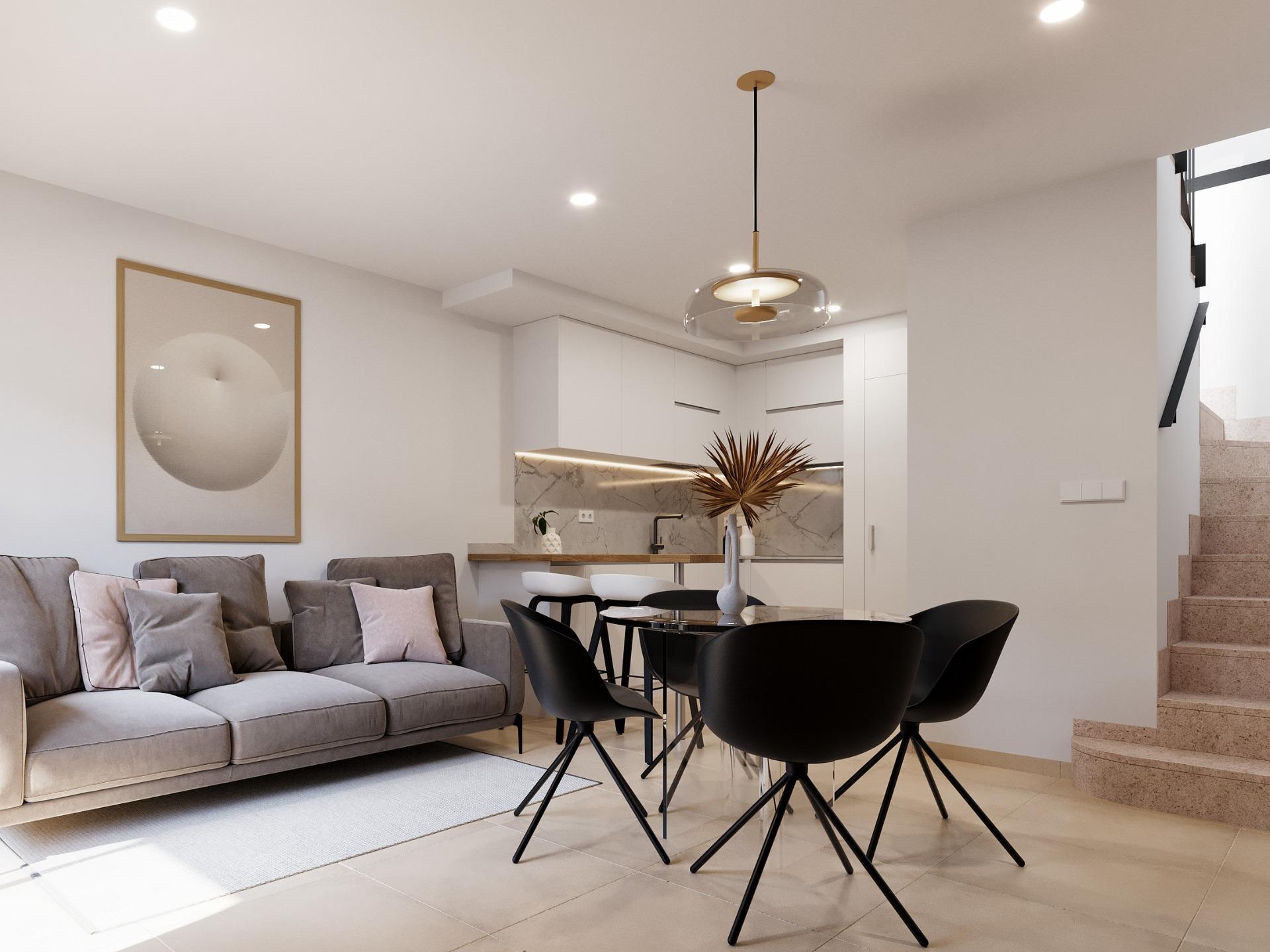 New Build - 3 Bedroom 2 Bathroom Town House in Torre Pacheco - Santa Rosalia pueblo  - Murcia