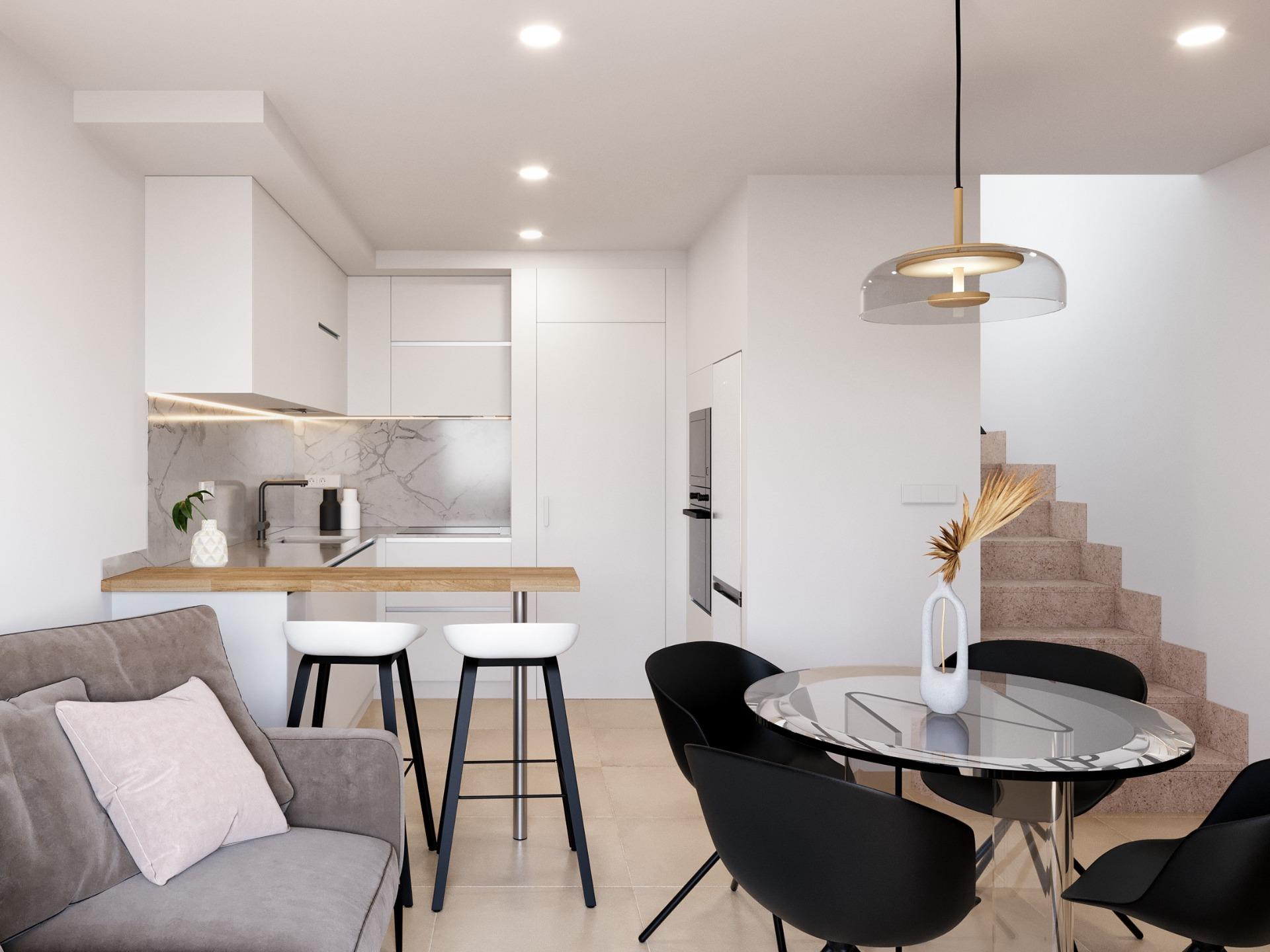 New Build - 3 Bedroom 2 Bathroom Town House in Torre Pacheco - Santa Rosalia pueblo  - Murcia