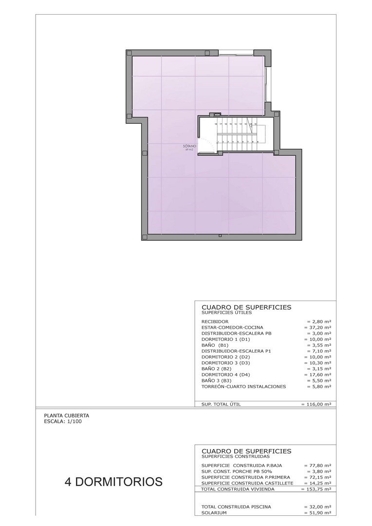 New Build - 4 Bedroom 3 Bathroom Villa in Cartagena - Playa Honda  - Murcia