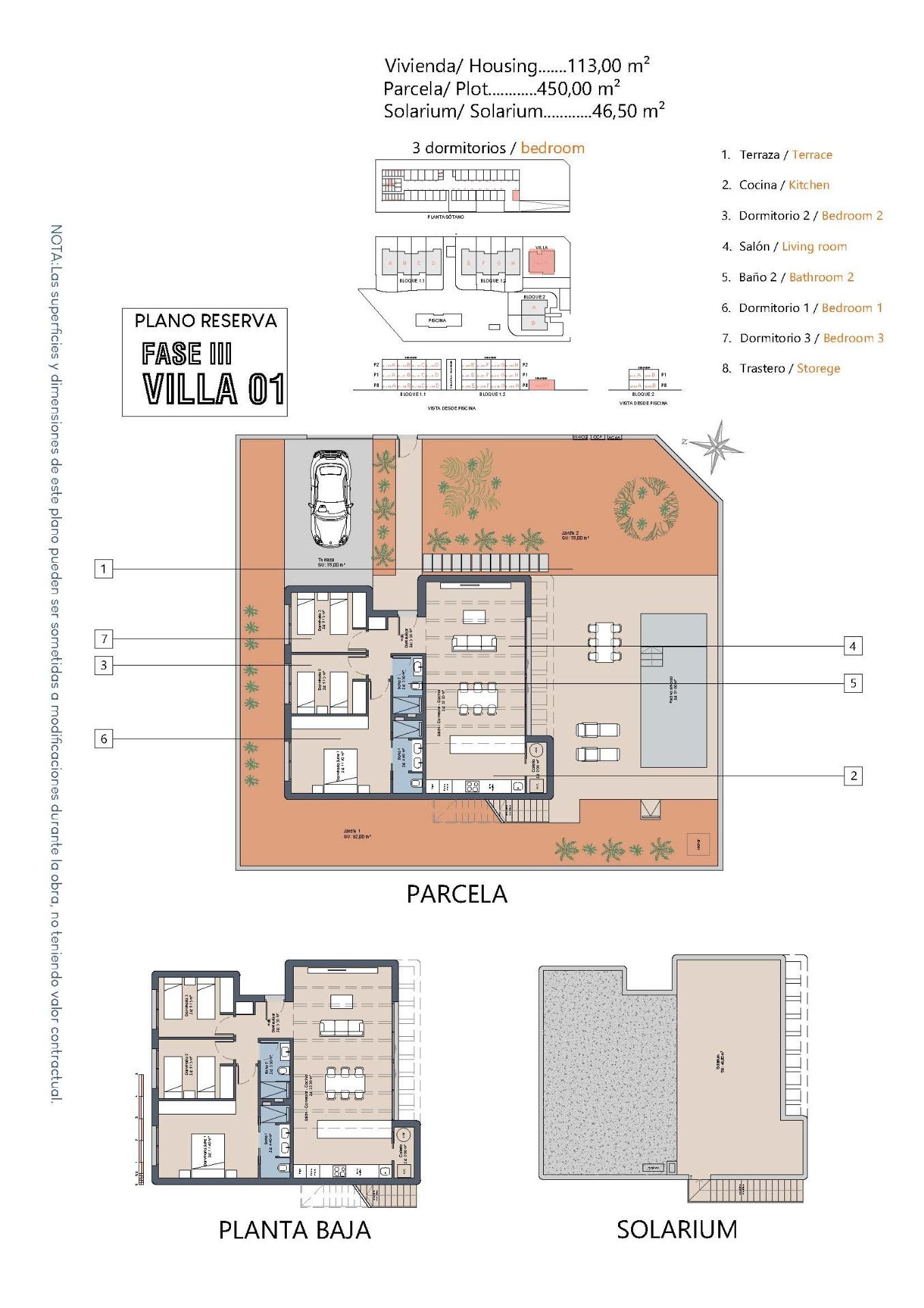 New Build - 3 Bedroom 2 Bathroom Villa in Los Alcazares - La Serena Golf  - Murcia
