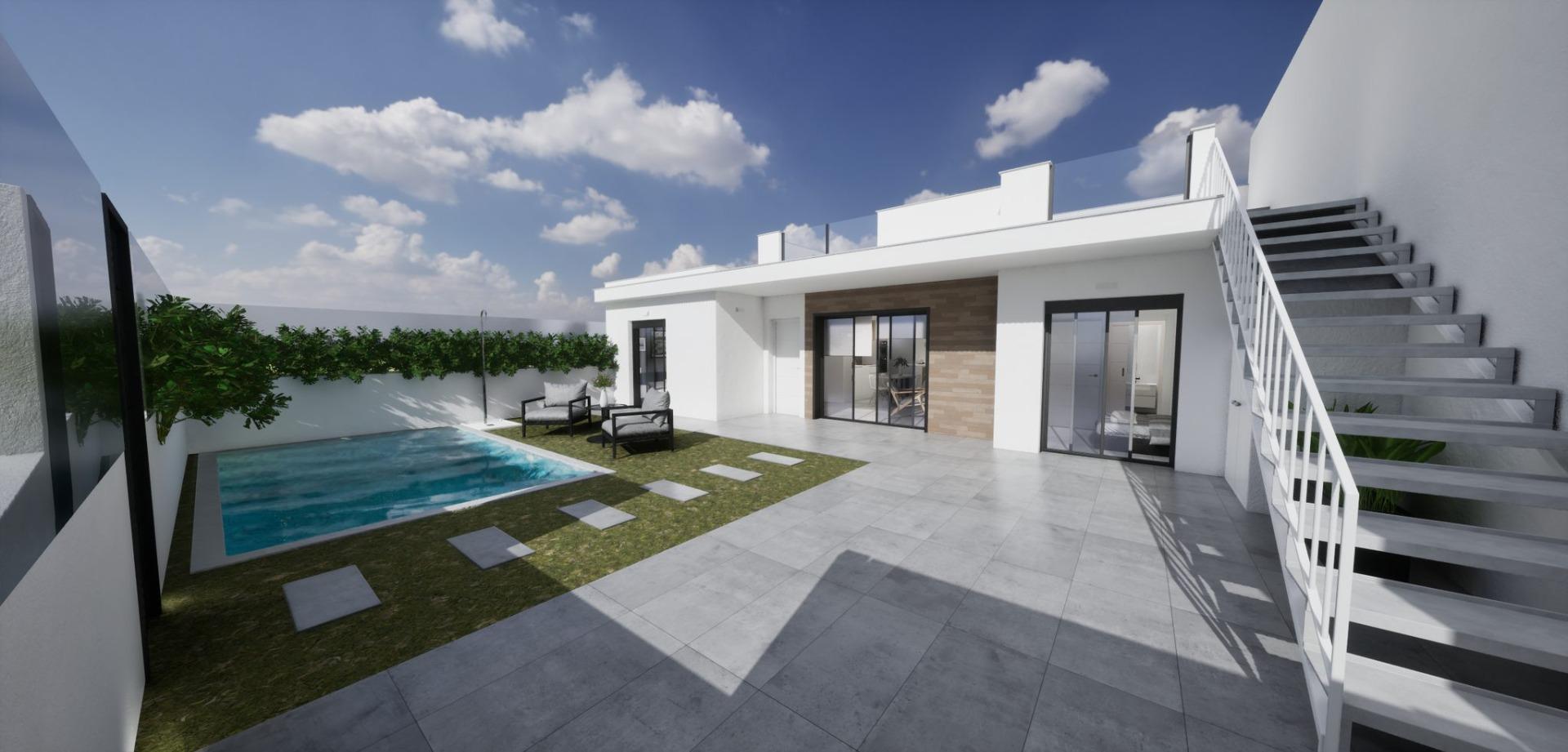New Build - 3 Bedroom 2 Bathroom Quad House in Torre Pacheco - pueblo  - Murcia
