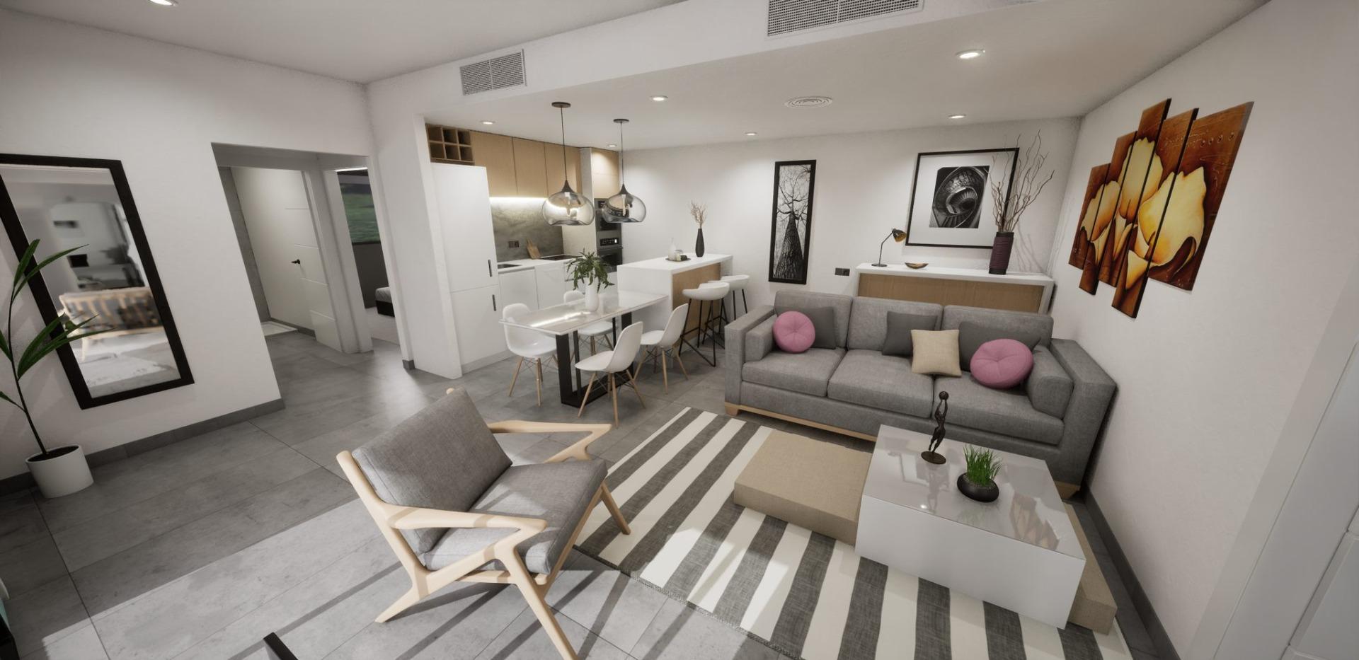 New Build - 3 Bedroom 2 Bathroom Quad House in Torre Pacheco - pueblo  - Murcia