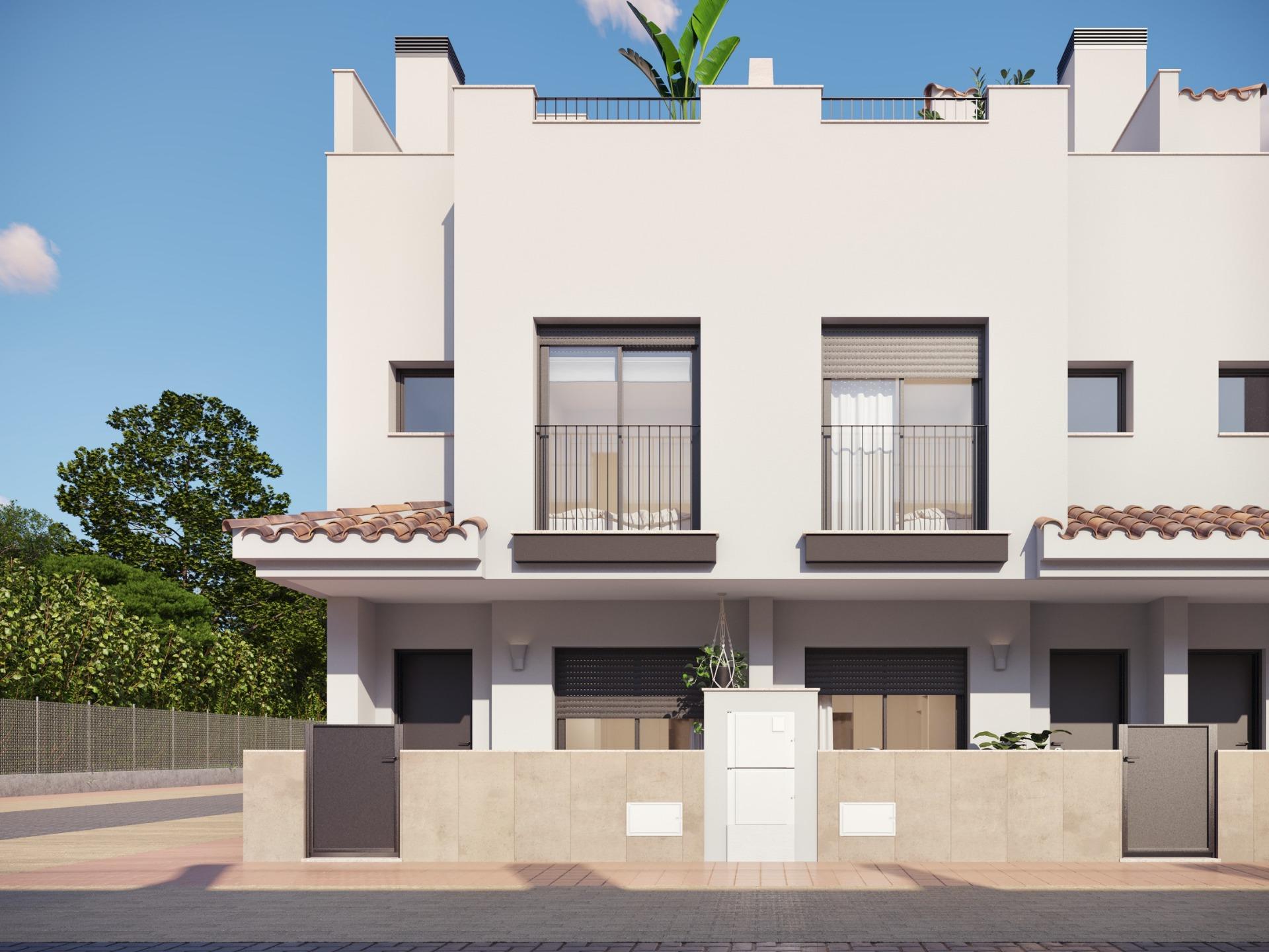 New Build - 2 Bedroom 2 Bathroom Town House in Torre Pacheco - Santa Rosalia pueblo  - Murcia