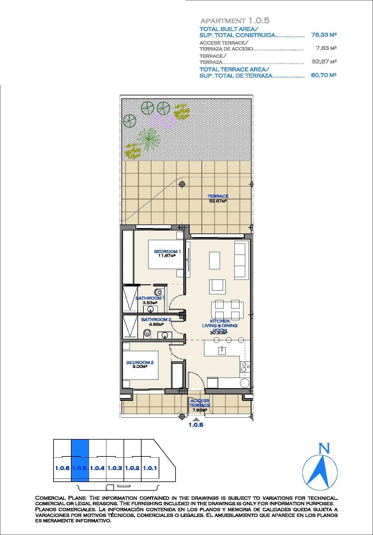 New Build - 2 Bedroom 2 Bathroom Apartment in Los Alcazares - Serena Golf  - Murcia
