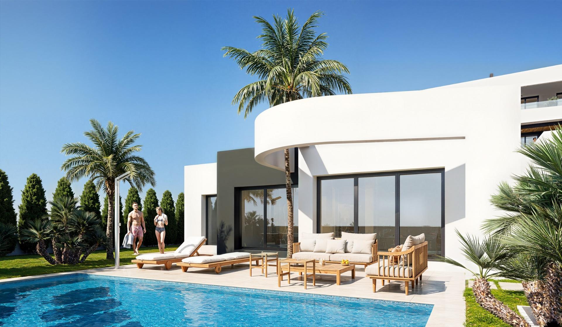 New Build - 3 Bedroom 2 Bathroom Villa in Los Alcazares - Serena Golf  - Murcia