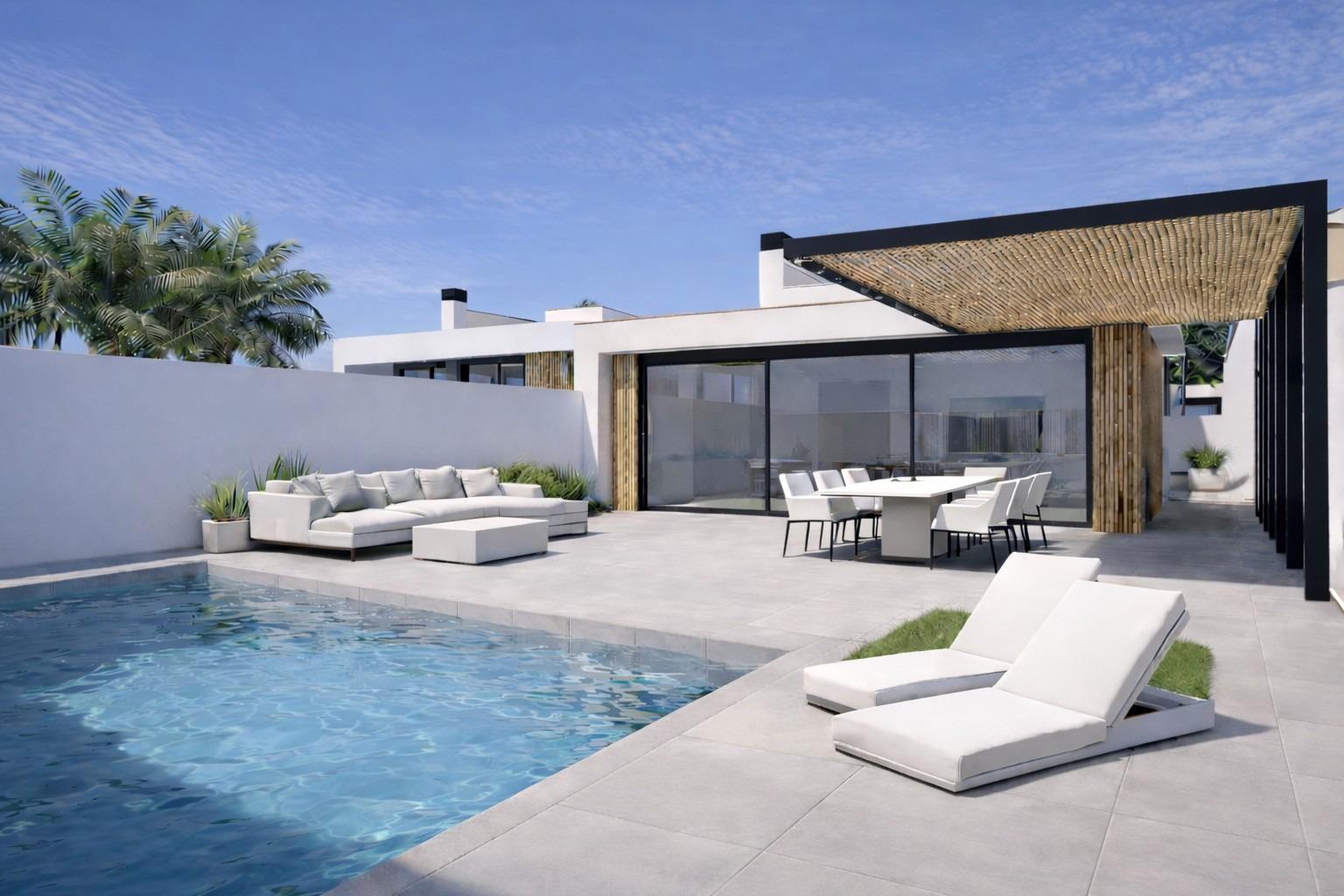 New Build - 3 Bedroom 2 Bathroom Villa in Los Alcazares - Serena Golf  - Murcia