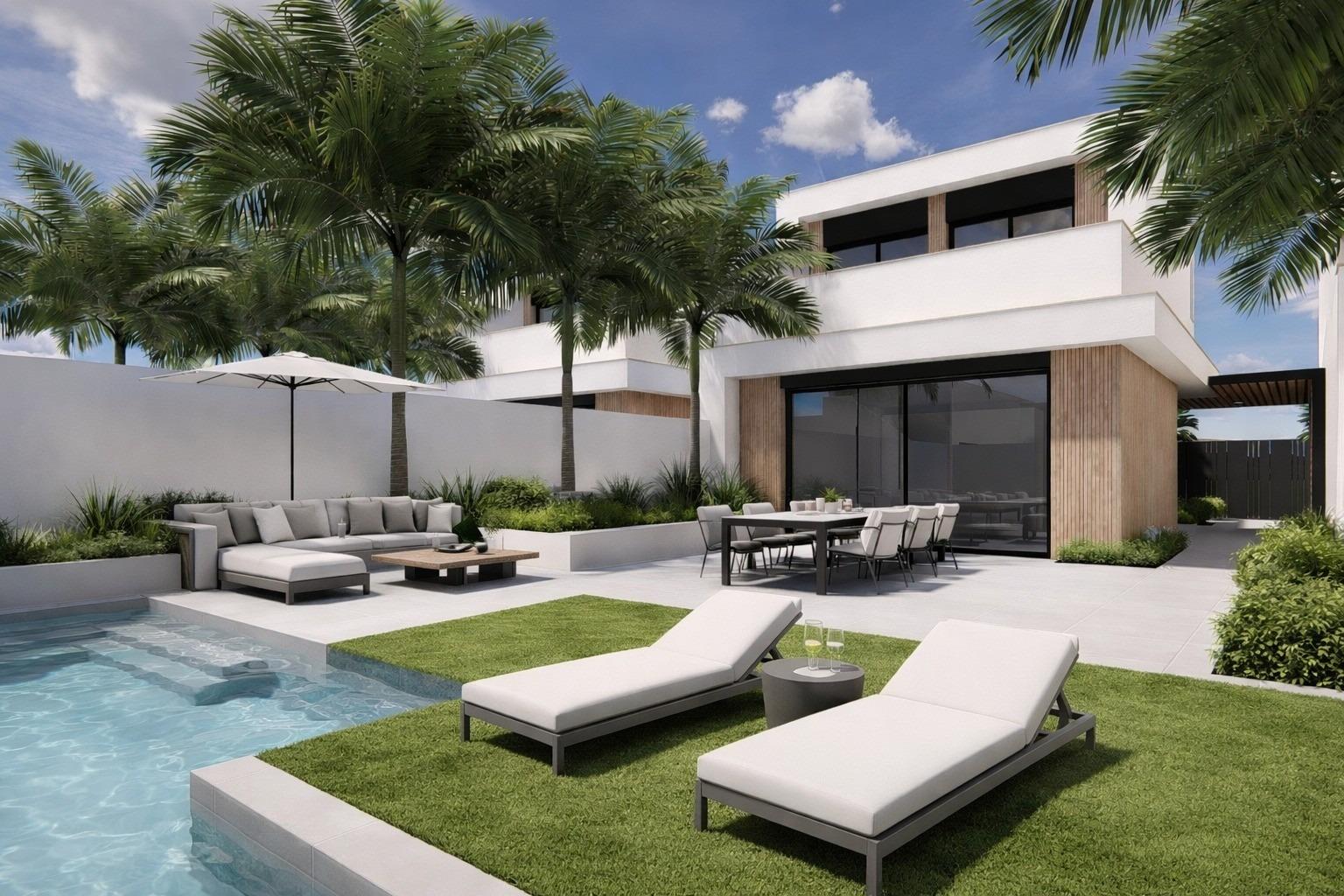 New Build - 3 Bedroom 3 Bathroom Villa in Los Alcazares - Serena Golf  - Murcia