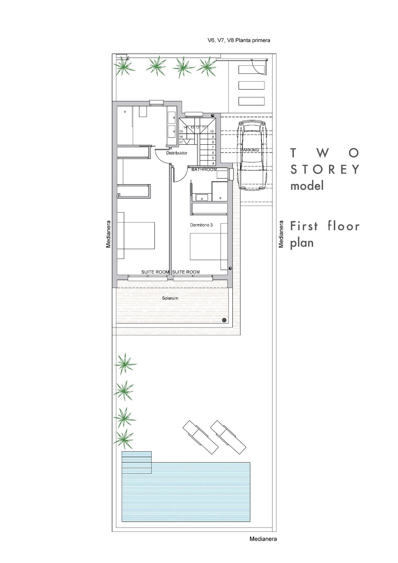 New Build - 3 Bedroom 3 Bathroom Villa in Los Alcazares - Serena Golf  - Murcia