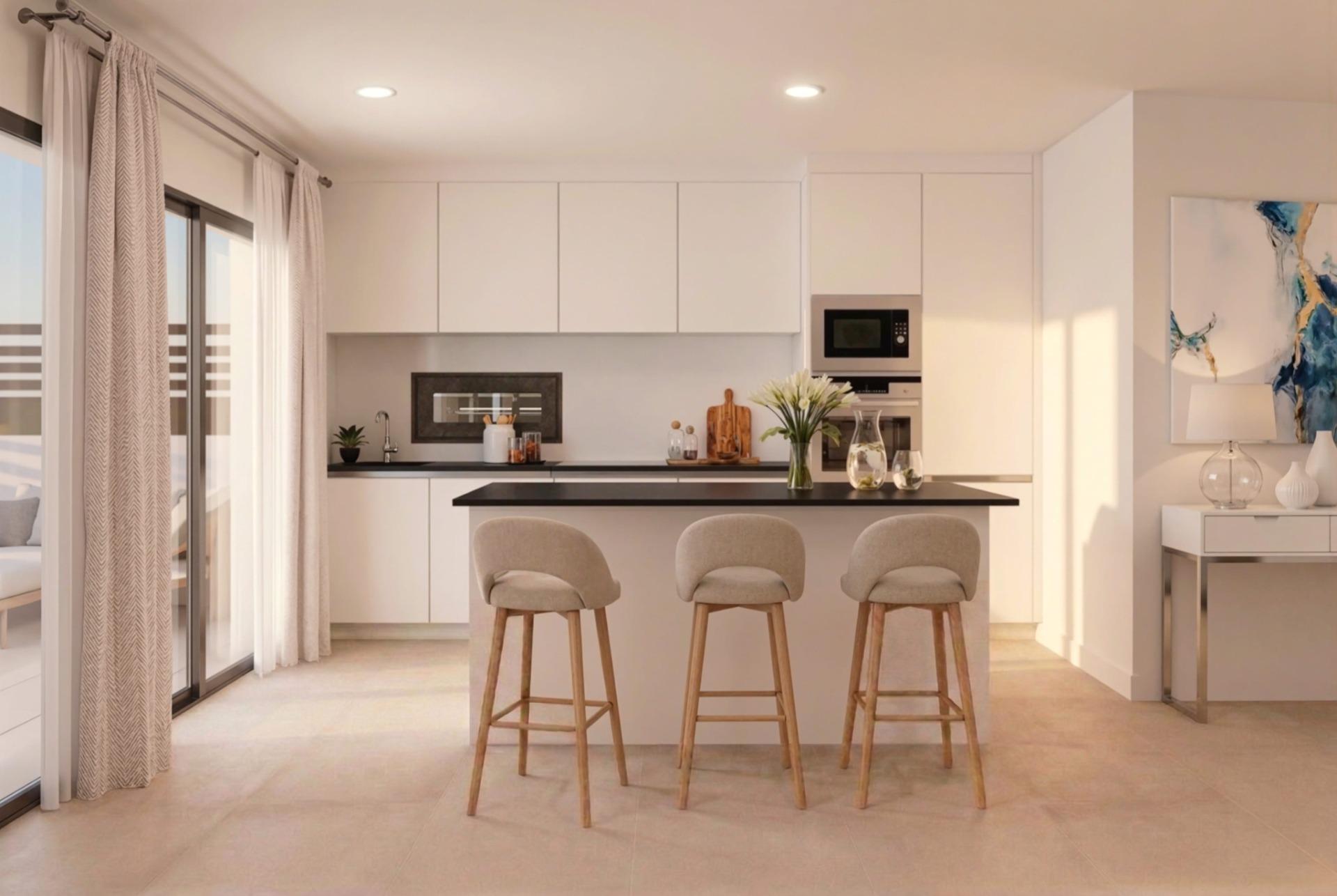 New Build - 3 Bedroom 2 Bathroom Villa in Mazarron - Camposol Golf  - Murcia