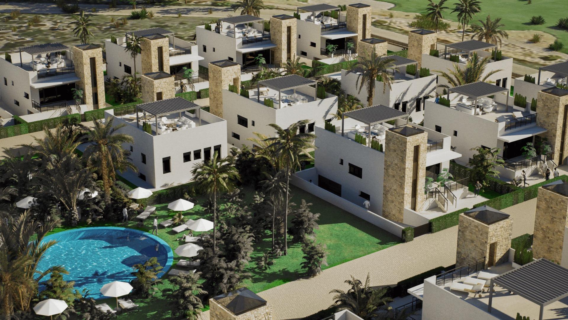 New Build - 3 Bedroom 2 Bathroom Villa in Mazarron - Camposol Golf  - Murcia