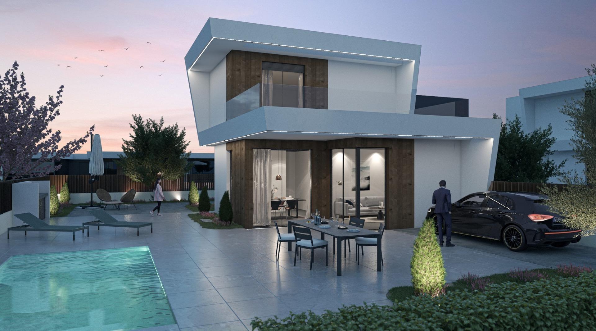 New Build - 3 Bedroom 2 Bathroom Villa in Baños y Mendigo - Altaona Golf  - Murcia