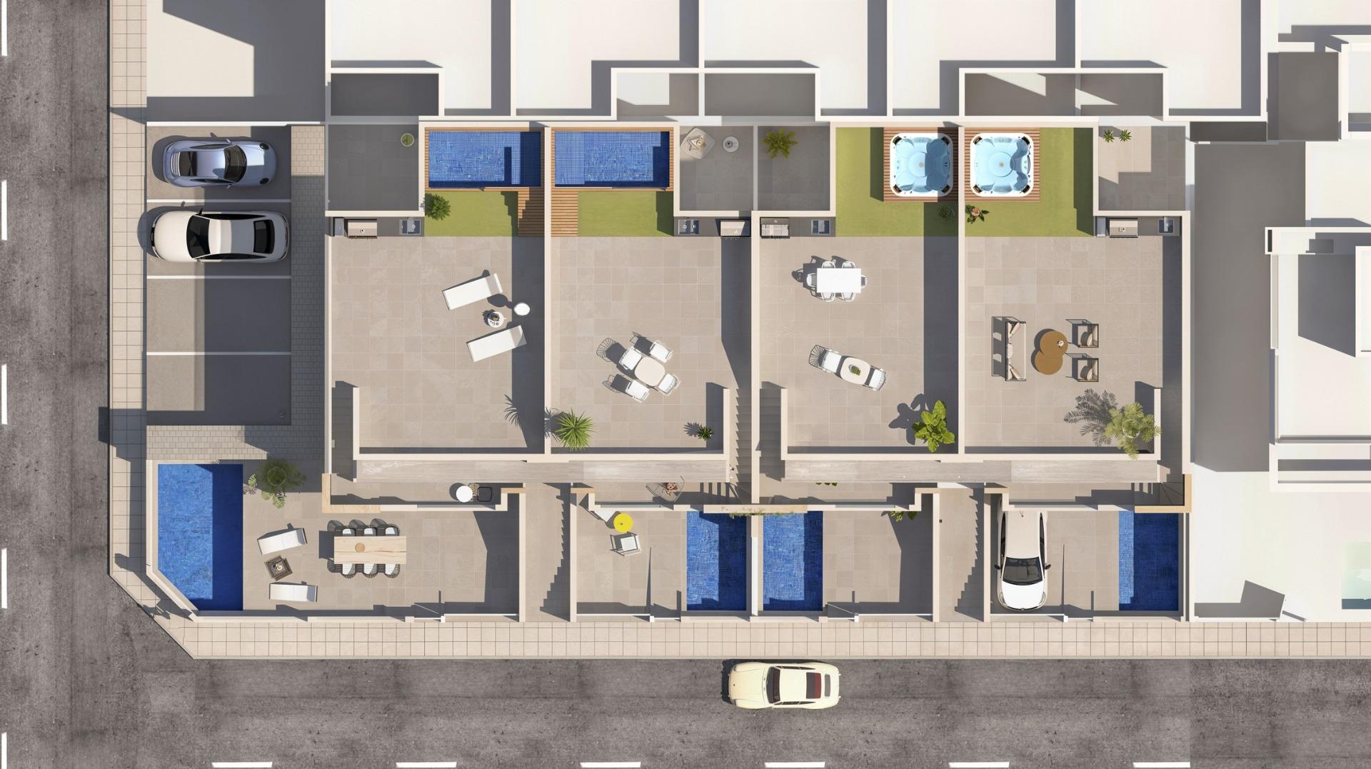 New Build - 2 Bedroom 2 Bathroom Bungalow in San Pedro del Pinatar - Las Esperanzas  - Murcia