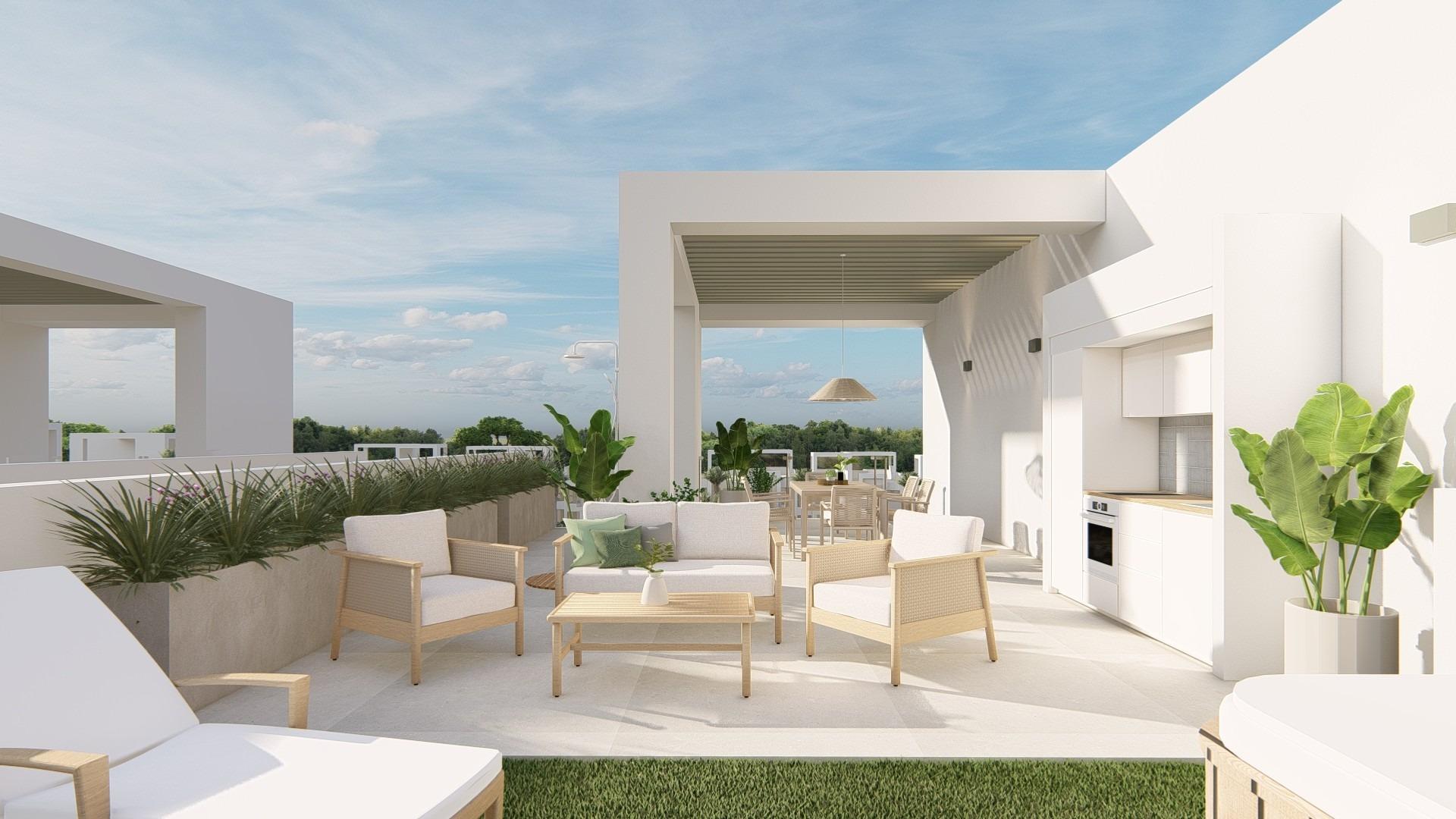 New Build - 3 Bedroom 2 Bathroom Penthouse in Los Alcazares - Serena Golf  - Murcia