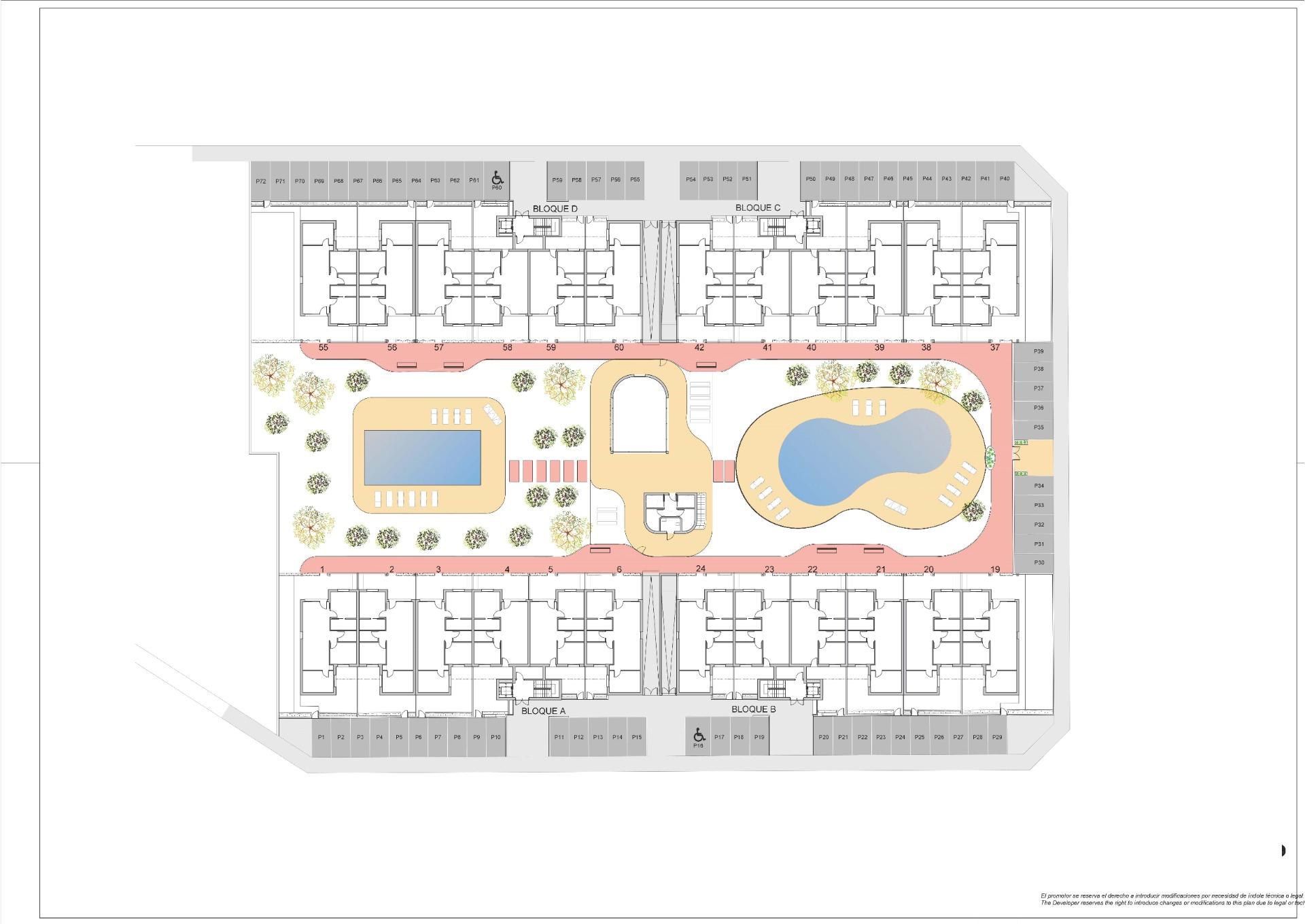 New Build - 2 Bedroom 2 Bathroom Apartment in Torre Pacheco - San Cayetano  - Murcia