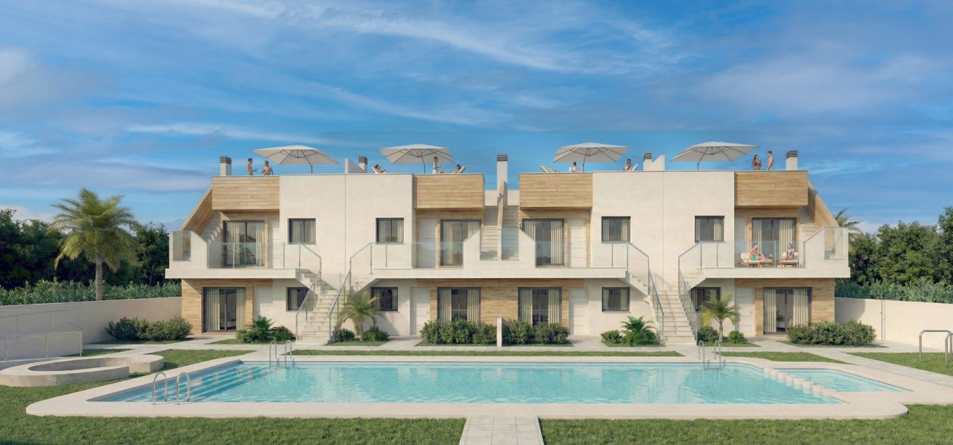 New Build - 2 Bedroom 2 Bathroom Bungalow in San Javier - pueblo  - Murcia