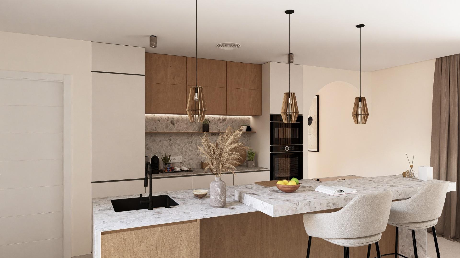 New Build - 2 Bedroom 2 Bathroom Villa in Baños y Mendigo - Altaona Golf  - Murcia