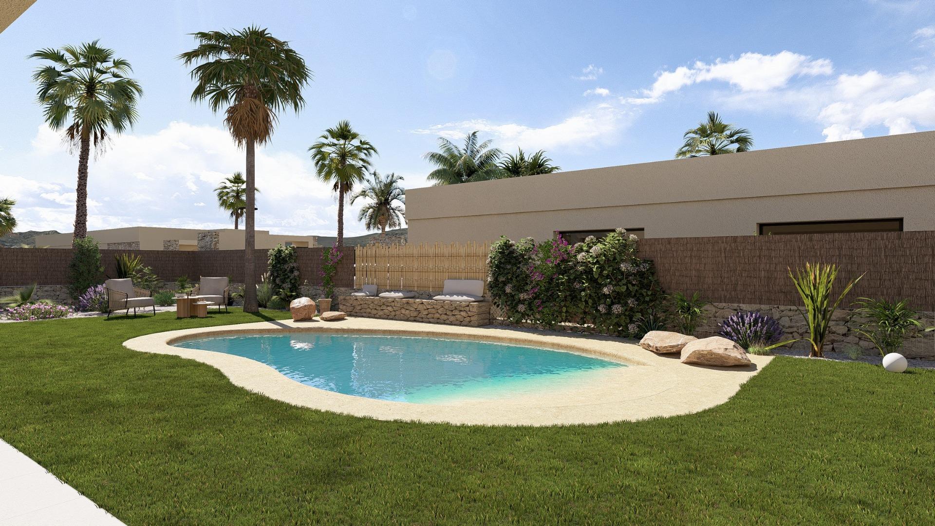 New Build - 2 Bedroom 2 Bathroom Villa in Baños y Mendigo - Altaona Golf  - Murcia