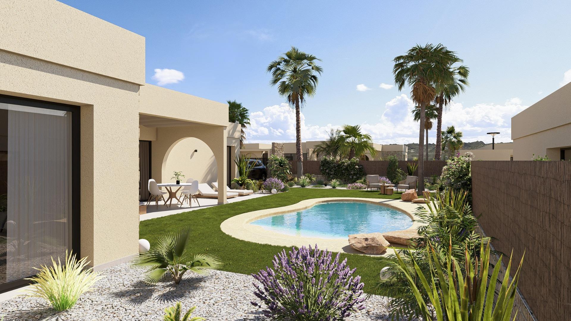 New Build - 2 Bedroom 2 Bathroom Villa in Baños y Mendigo - Altaona Golf  - Murcia