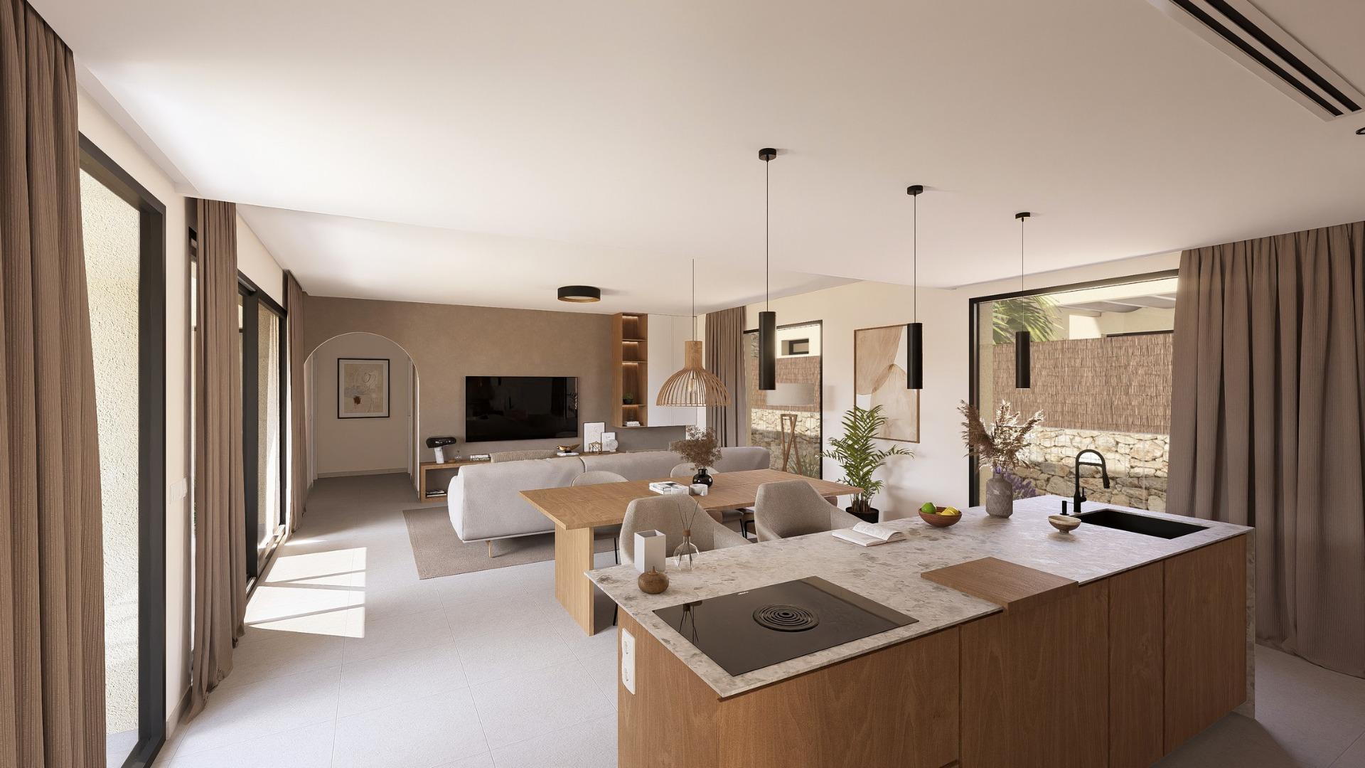 New Build - 2 Bedroom 2 Bathroom Villa in Baños y Mendigo - Altaona Golf  - Murcia