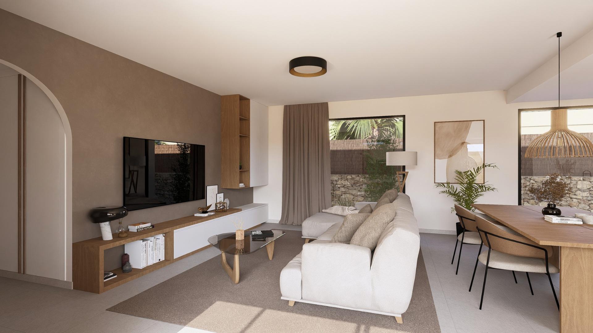 New Build - 2 Bedroom 2 Bathroom Villa in Baños y Mendigo - Altaona Golf  - Murcia