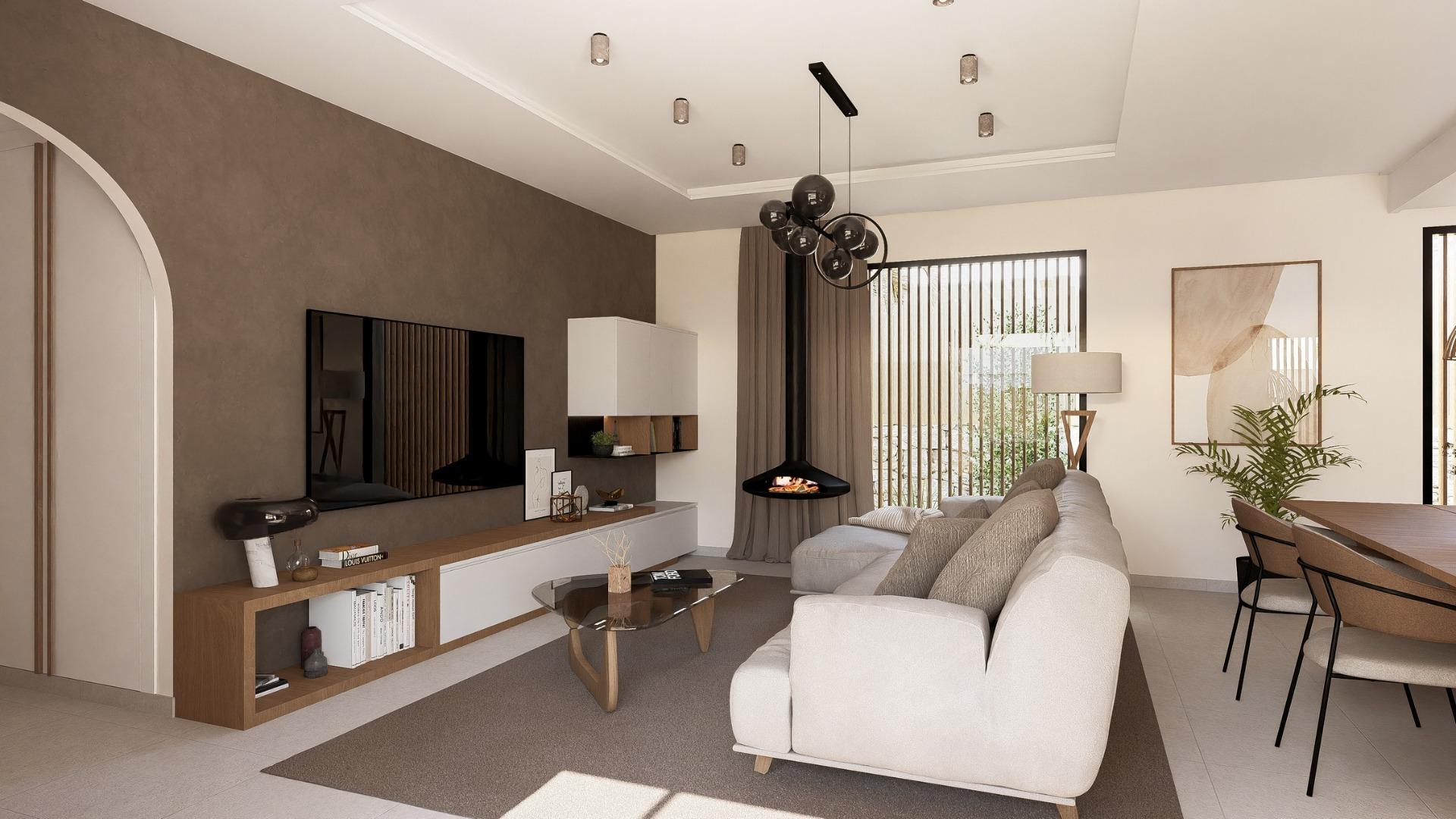 New Build - 2 Bedroom 2 Bathroom Villa in Baños y Mendigo - Altaona Golf  - Murcia
