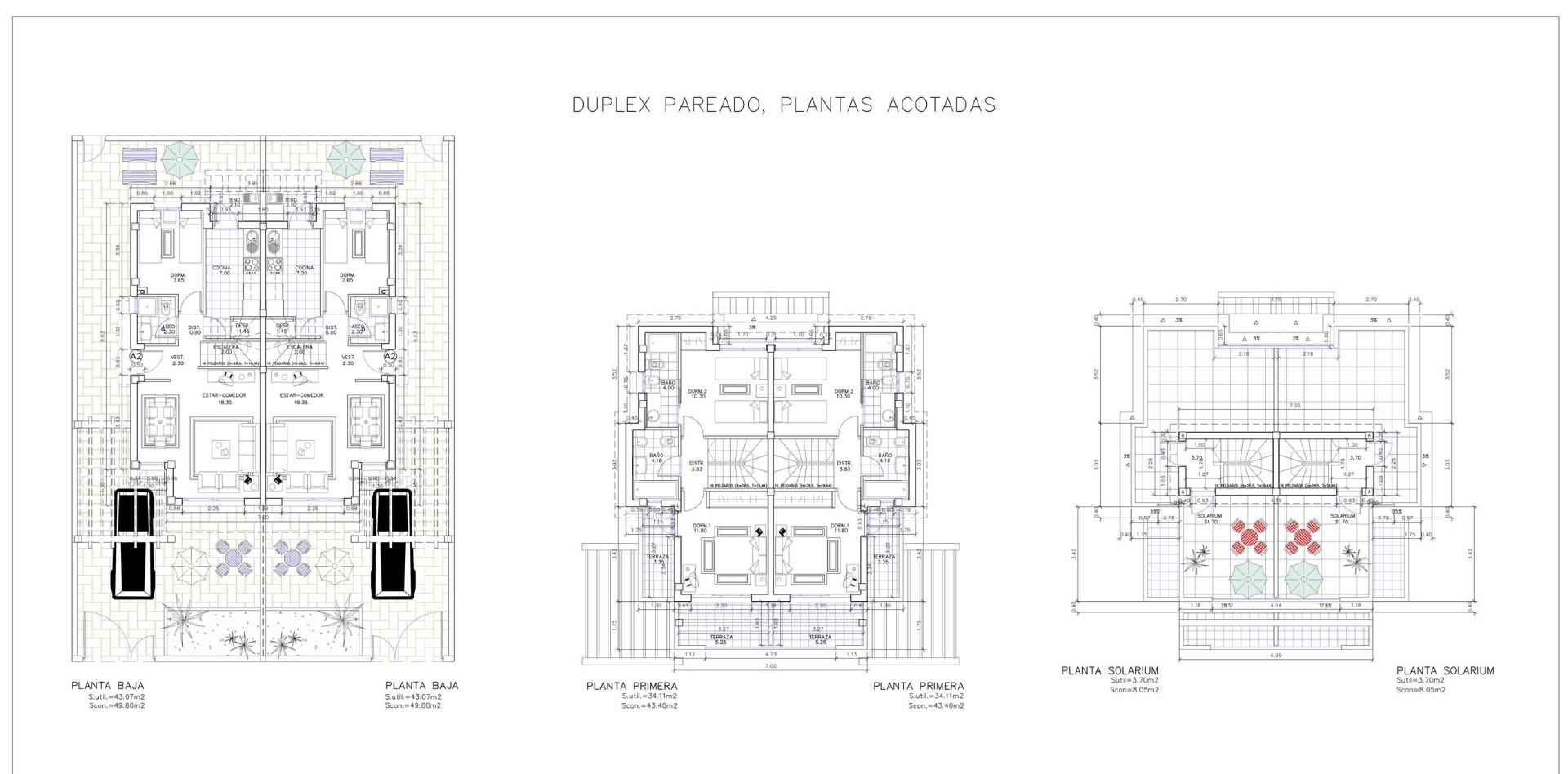 New Build - 3 Bedroom 3 Bathroom Villa in Puerto de Mazarron - Mar de Plata  - Murcia