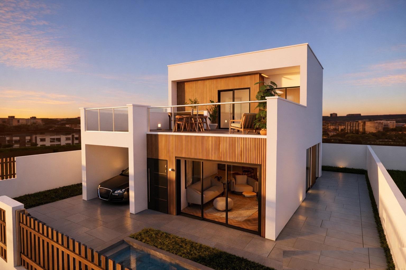 New Build - 3 Bedroom 3 Bathroom Villa in Los Alcazares - Los Alcazares  - Murcia