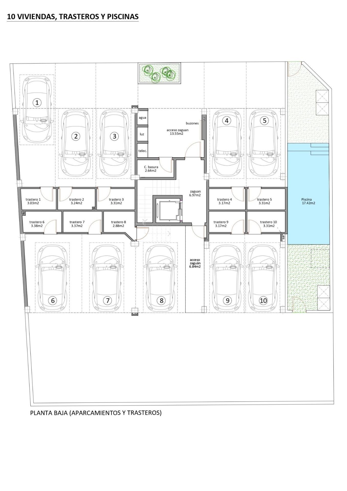New Build - 3 Bedroom 3 Bathroom Penthouse in San Pedro del Pinatar - Lo Pagan  - Murcia