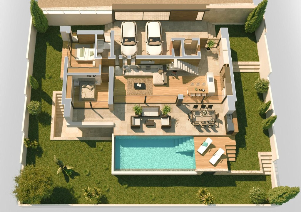 For sale - 3 Bedroom 3 Bathroom Villa in Ciudad Quesada - Rojales  - Alicante