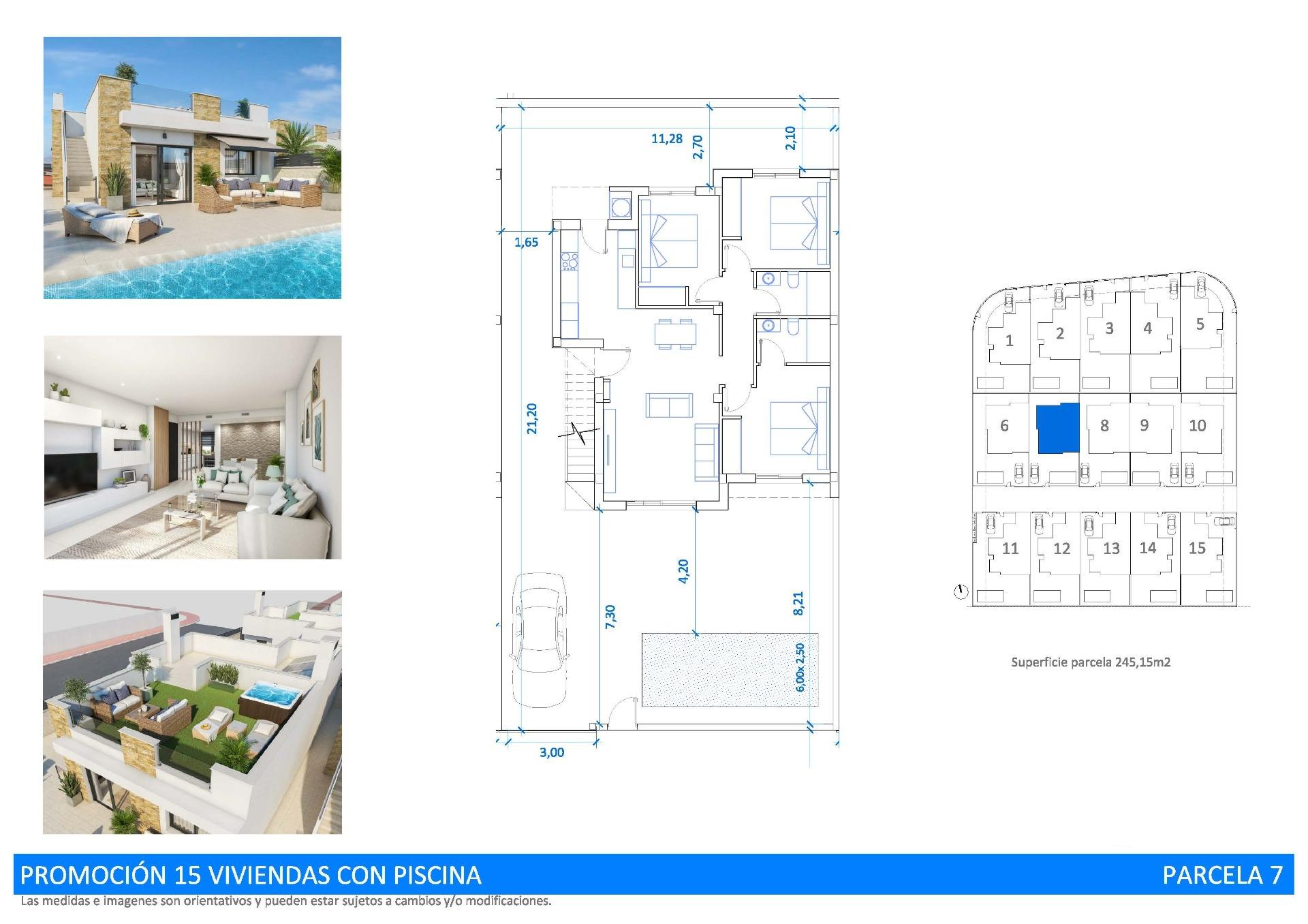 For sale - 3 Bedroom 2 Bathroom Villa in San Fulgencio - Oasis La Marina  - Alicante