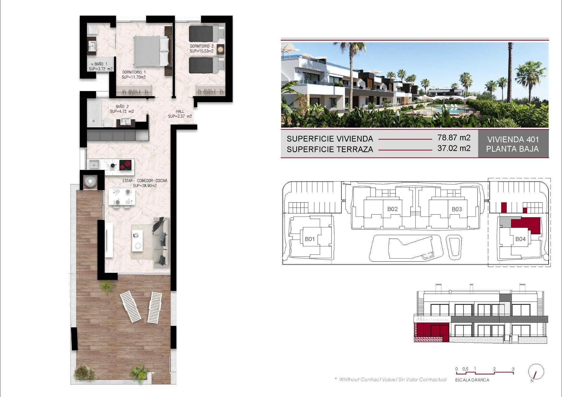 For sale - 2 Bedroom 2 Bathroom Bungalow in Rojales - Lo Marabú  - Alicante
