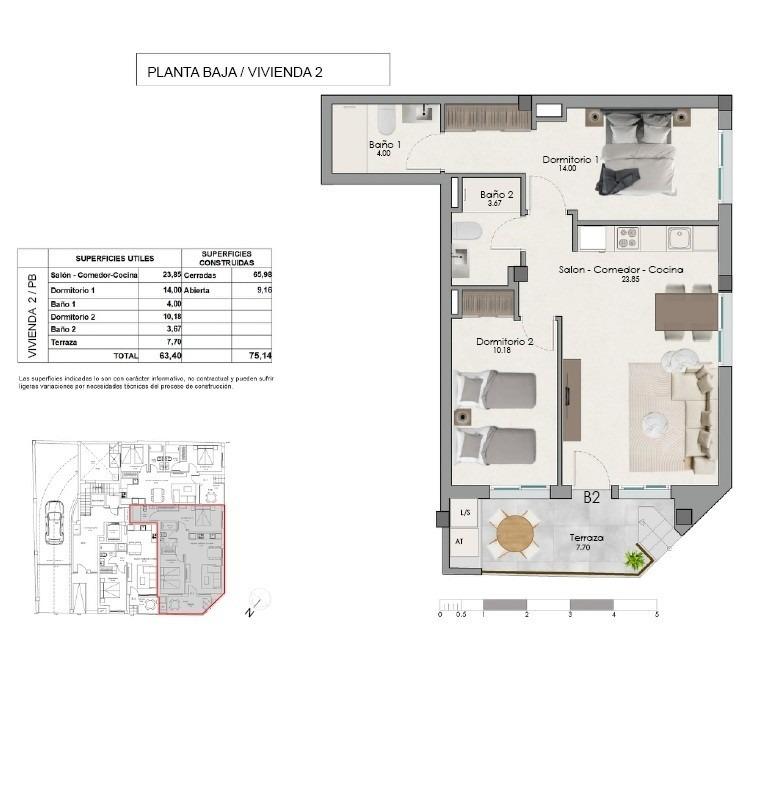 For sale - 2 Bedroom 2 Bathroom Apartment in Santa Pola - Centro  - Alicante